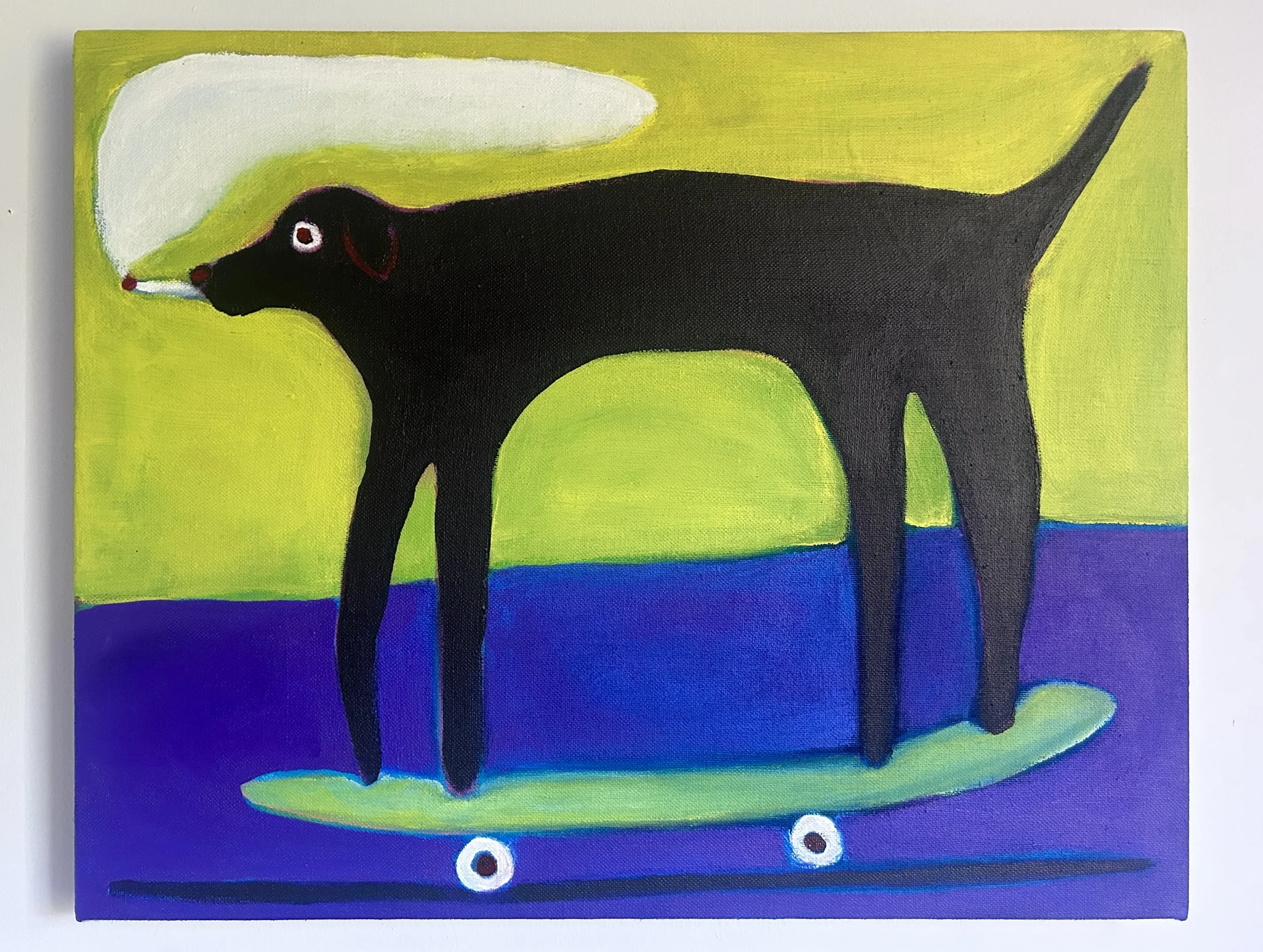 Cool Dog
16x25"
Acrylic on linen