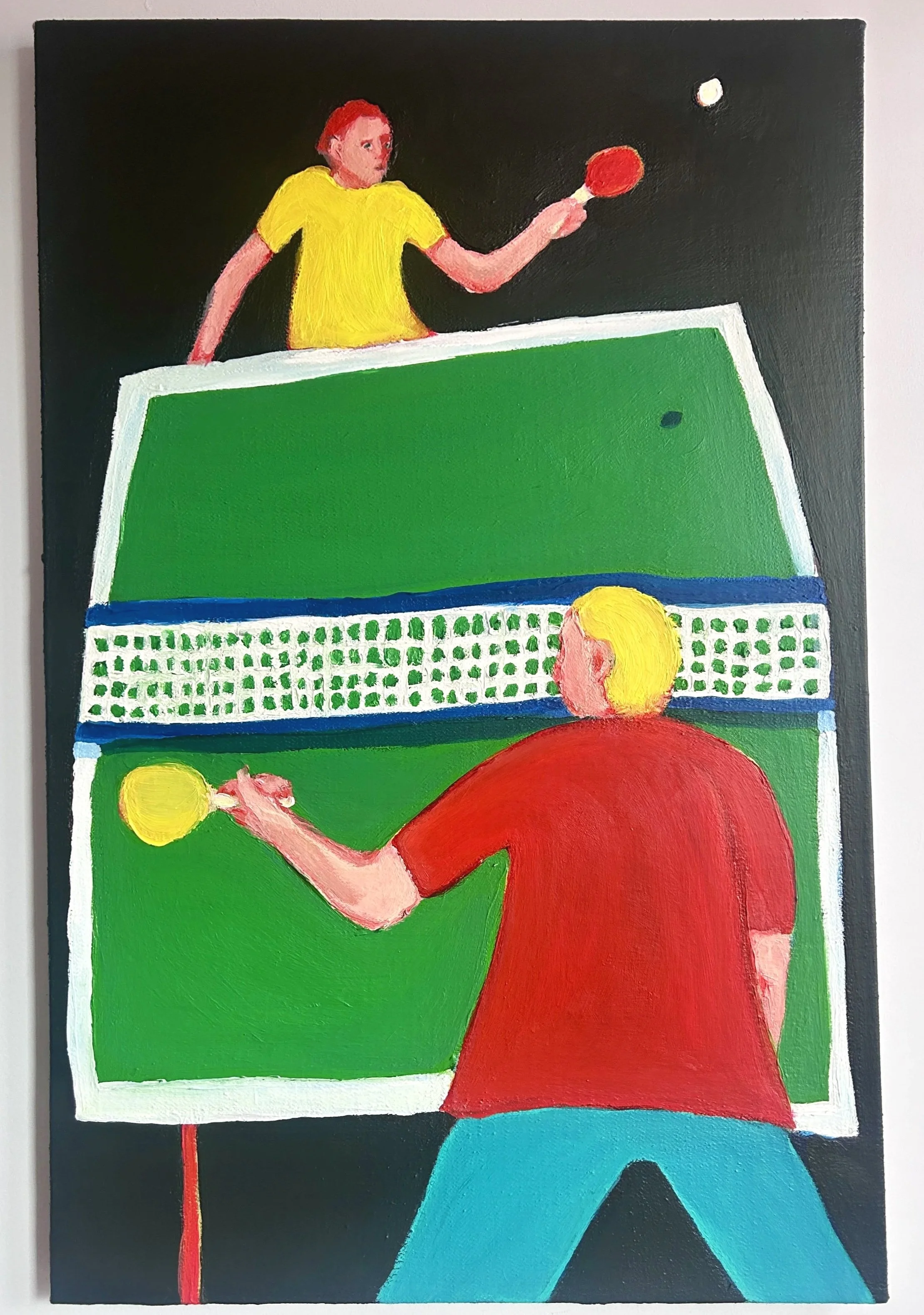 Ping Pong III
40x26"
Acrylic on canvas