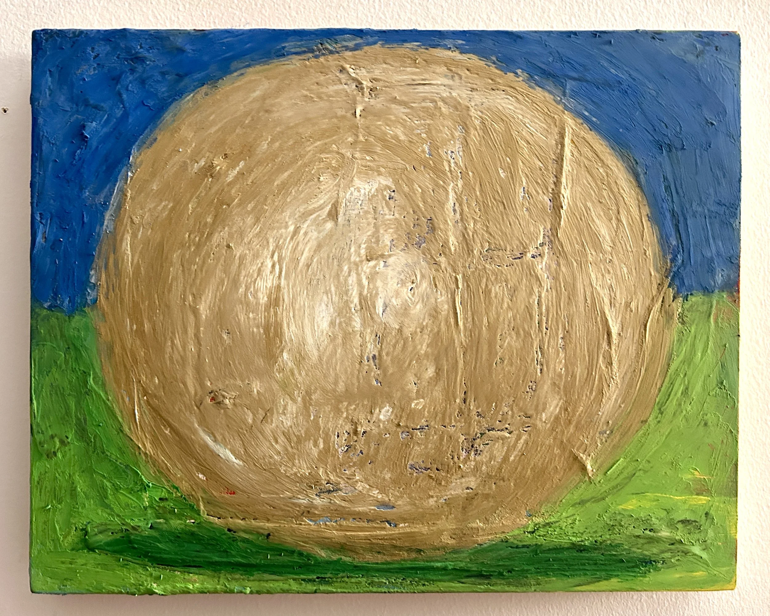 Ball 4
8x10"
Acrylic, nail polish, crayon, and oil pastel on panel