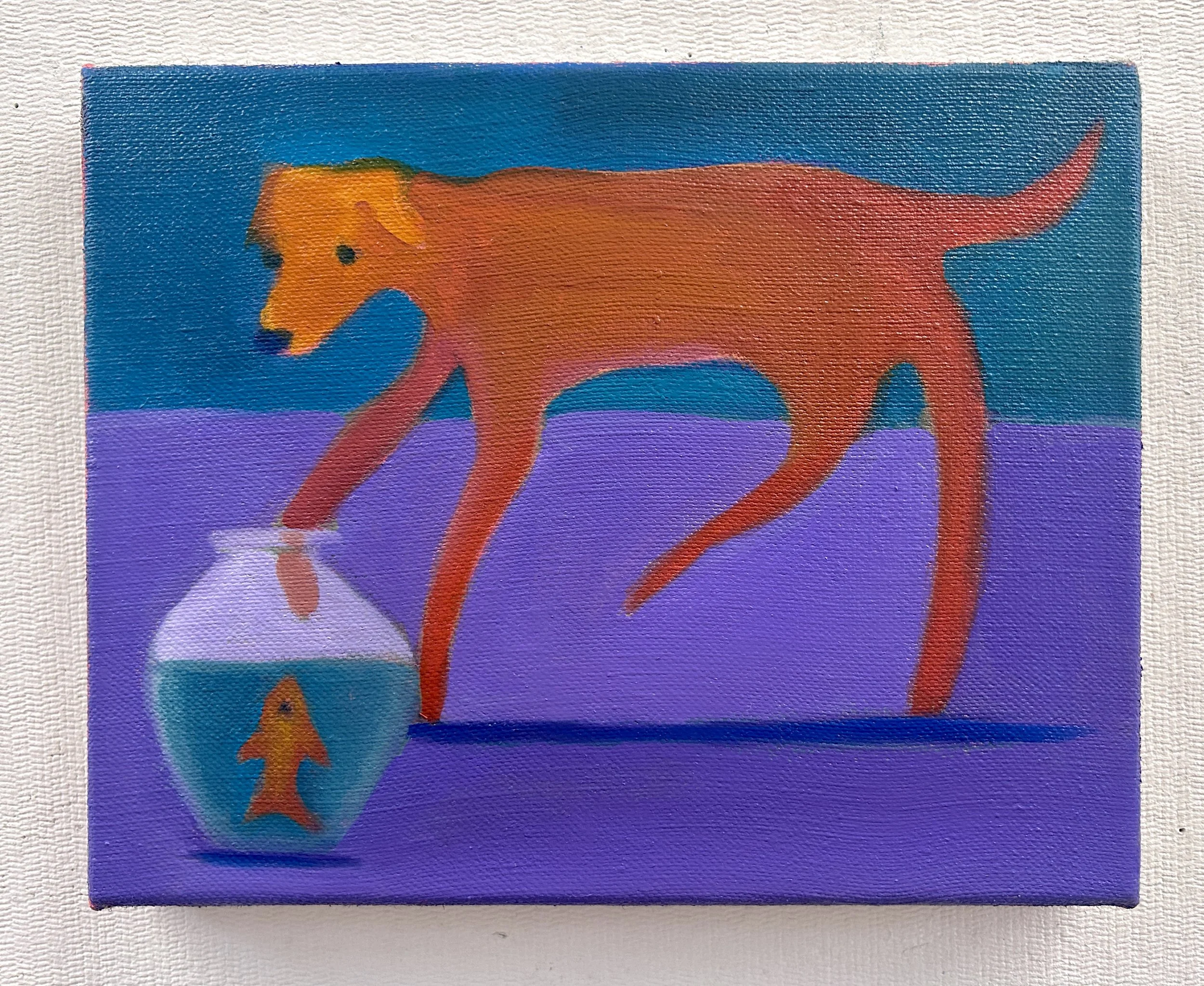 Dog and Fish
8x10"
Oil on linen