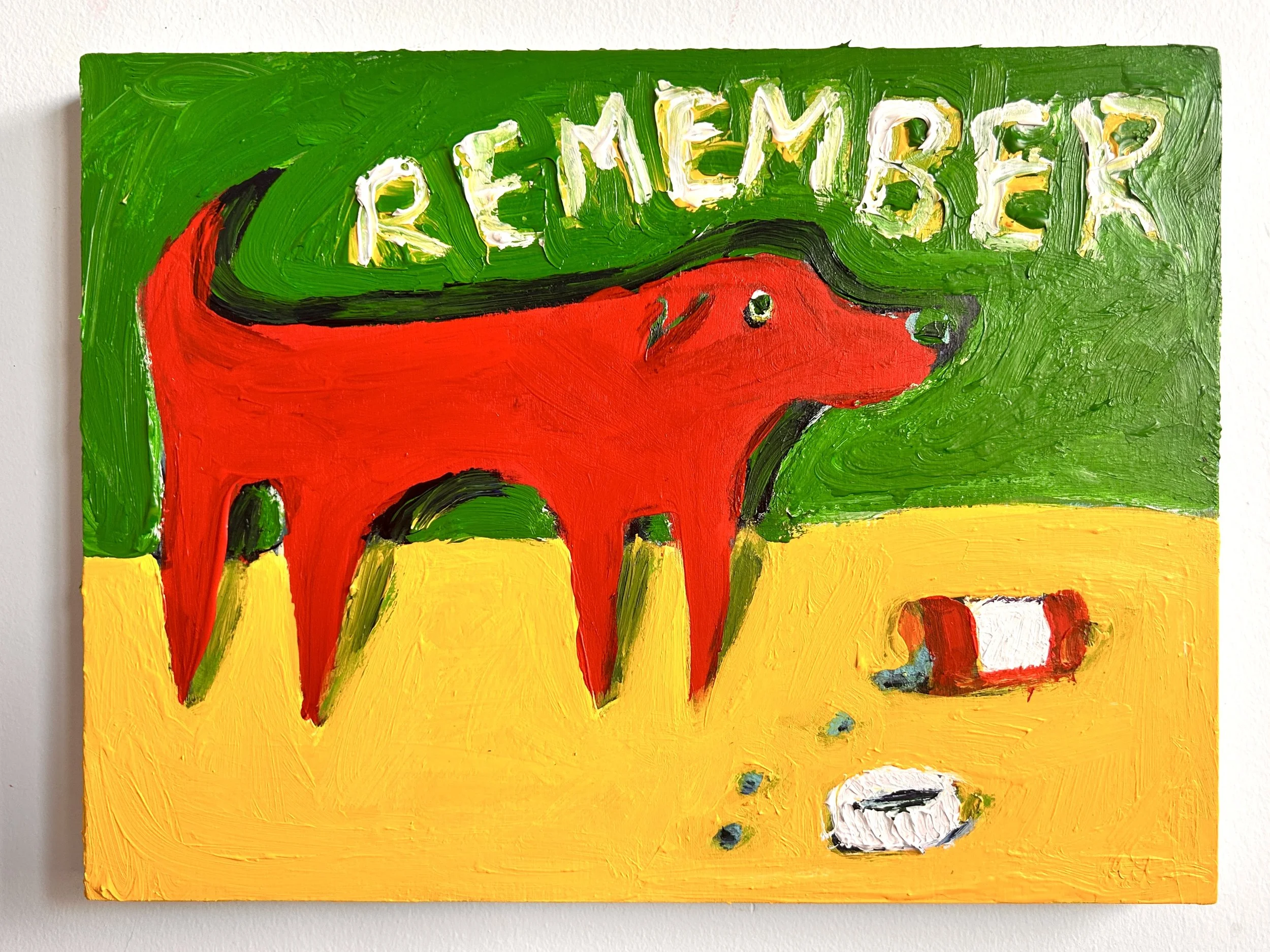 Dog and Pills
9x12"
Acrylic on panel
2026