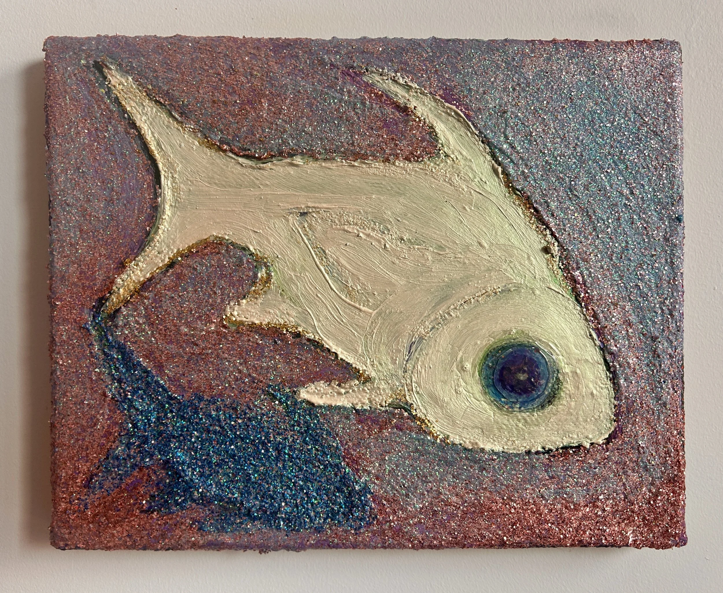 Glitter Fish
11x14"
Acrylic and glitter on canvas