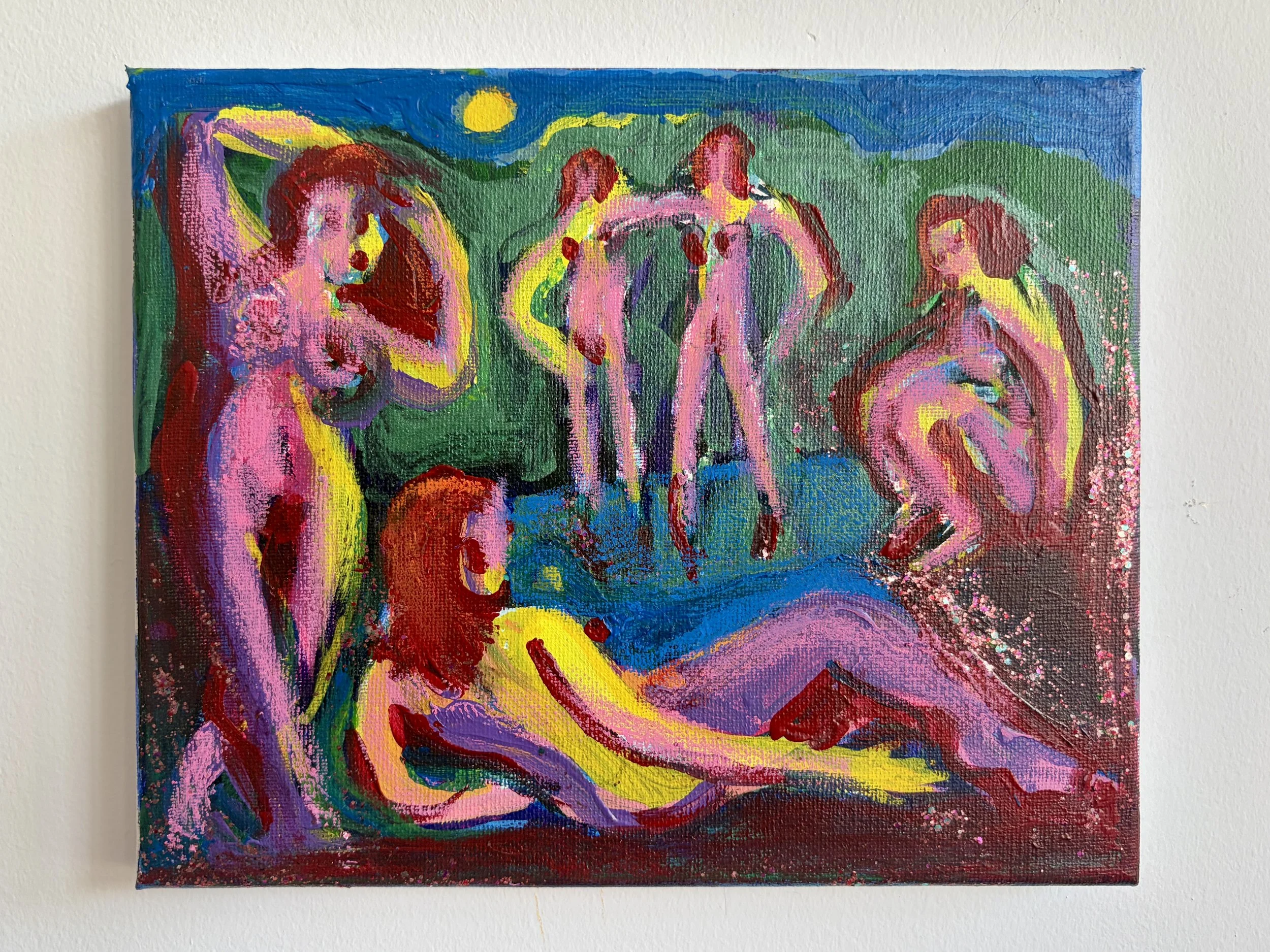 Girls
9x12"
Acrylic on canvas