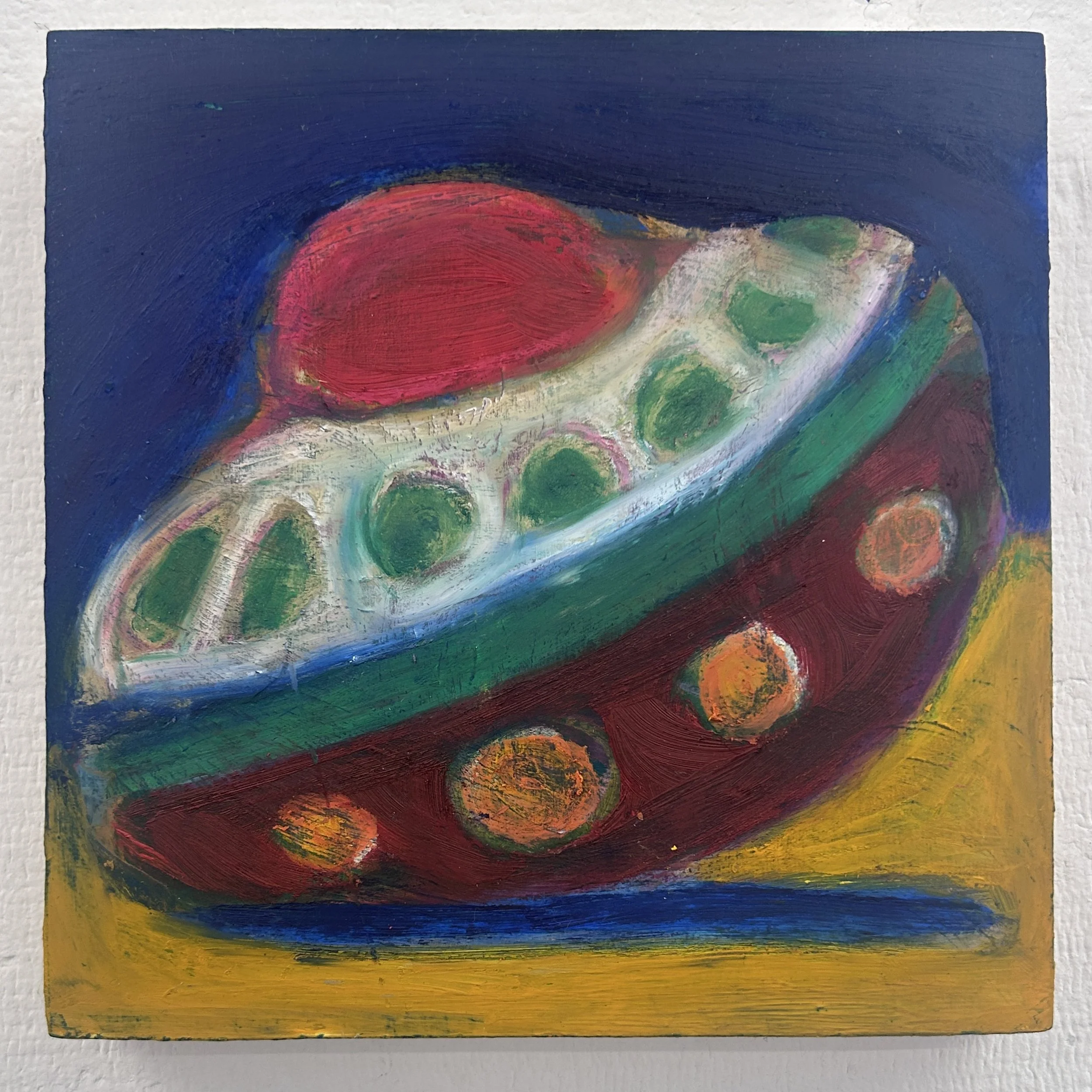 UFO 2
6x6"
Acrylic, oil, and oil pastel on panel