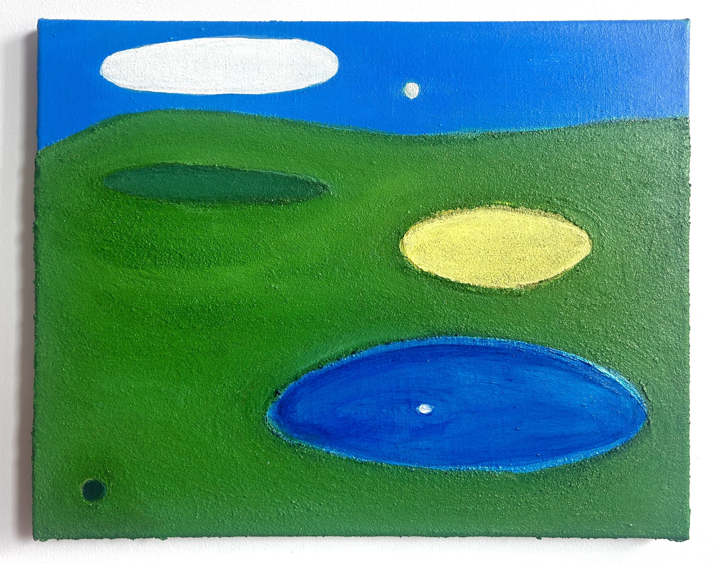 Golf Course
16x20"
Acrylic and glitter on canvas