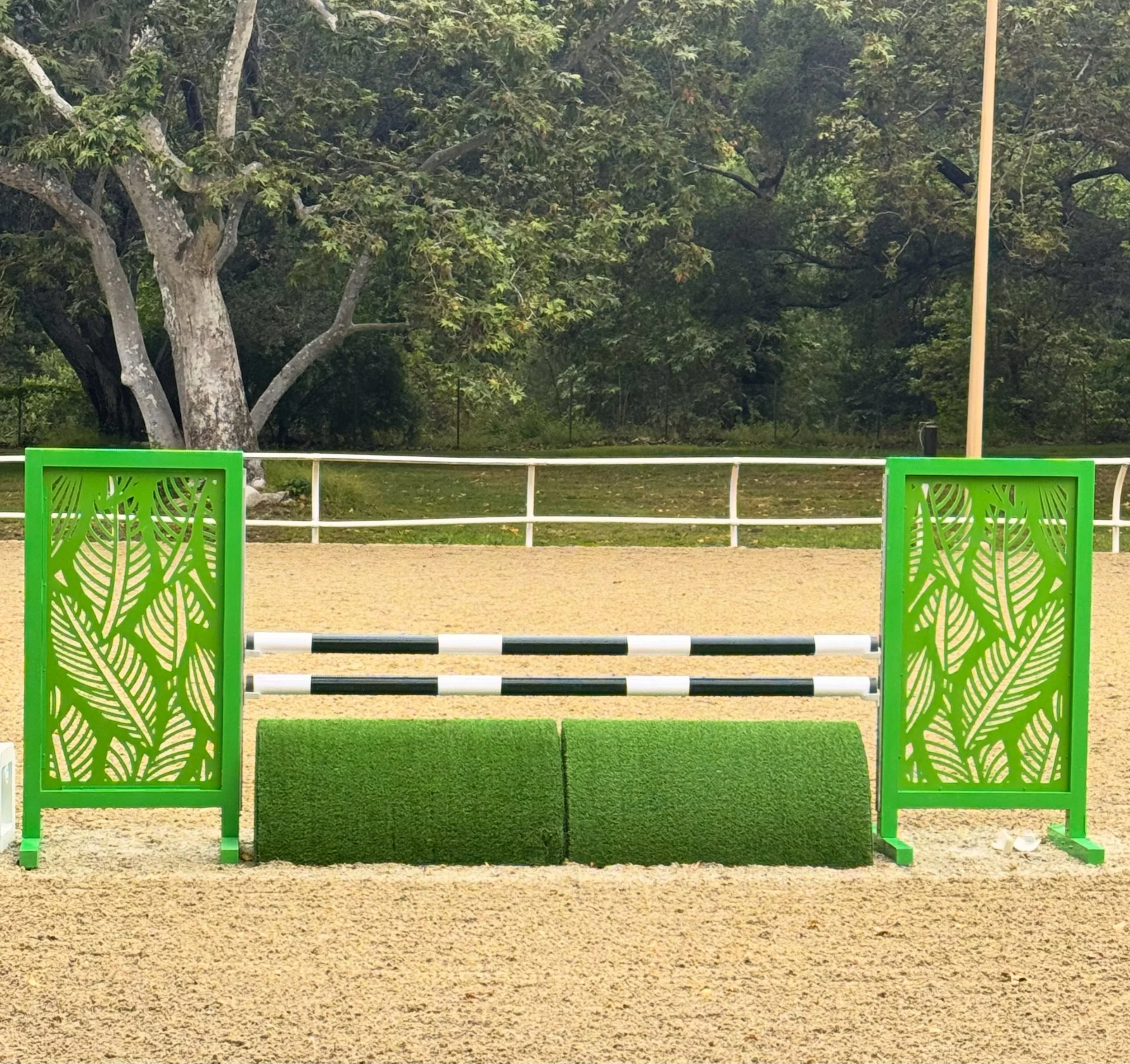 Set of hunter jump at Erin Duffy Show Stable
