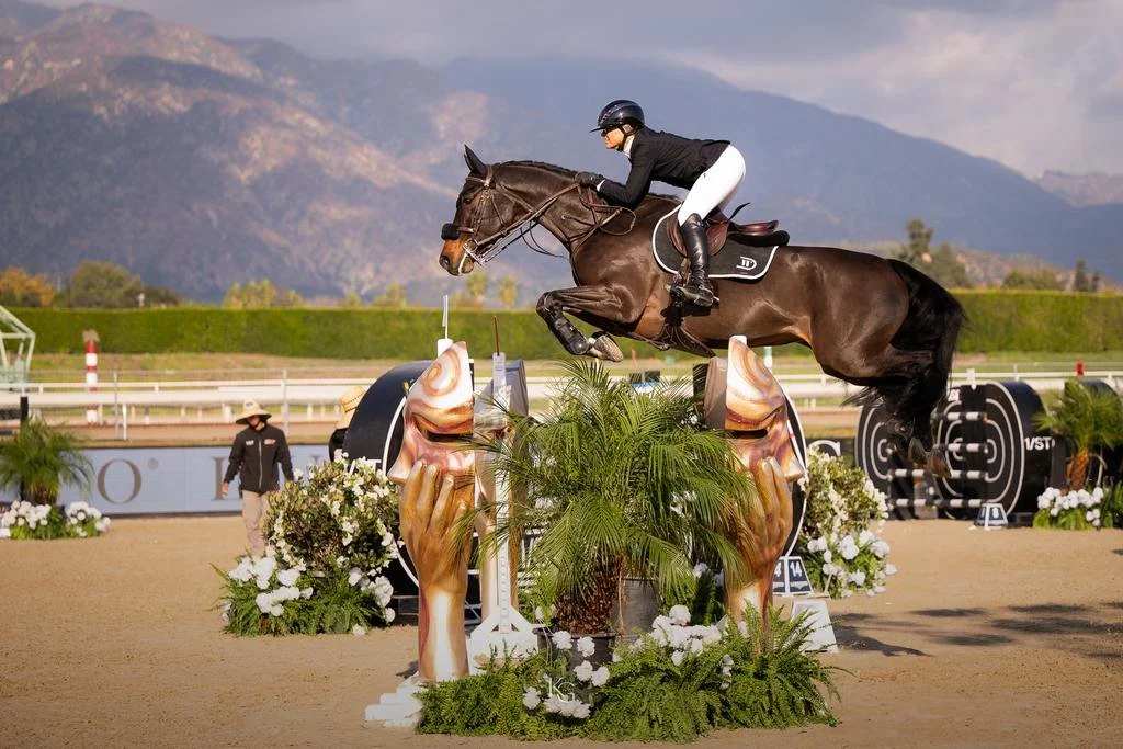 showjumping event in Santa Anita Park