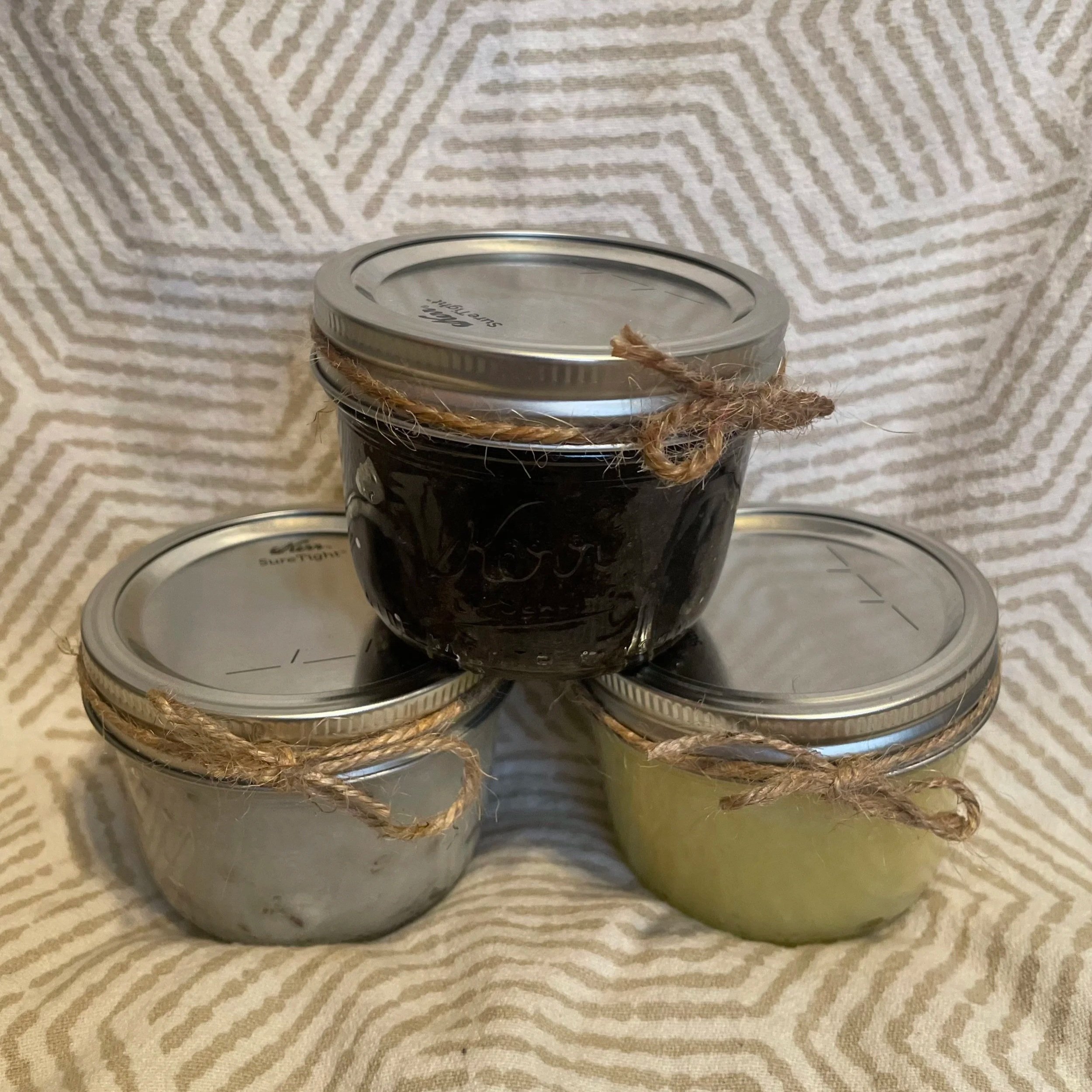 sugar scrub jars