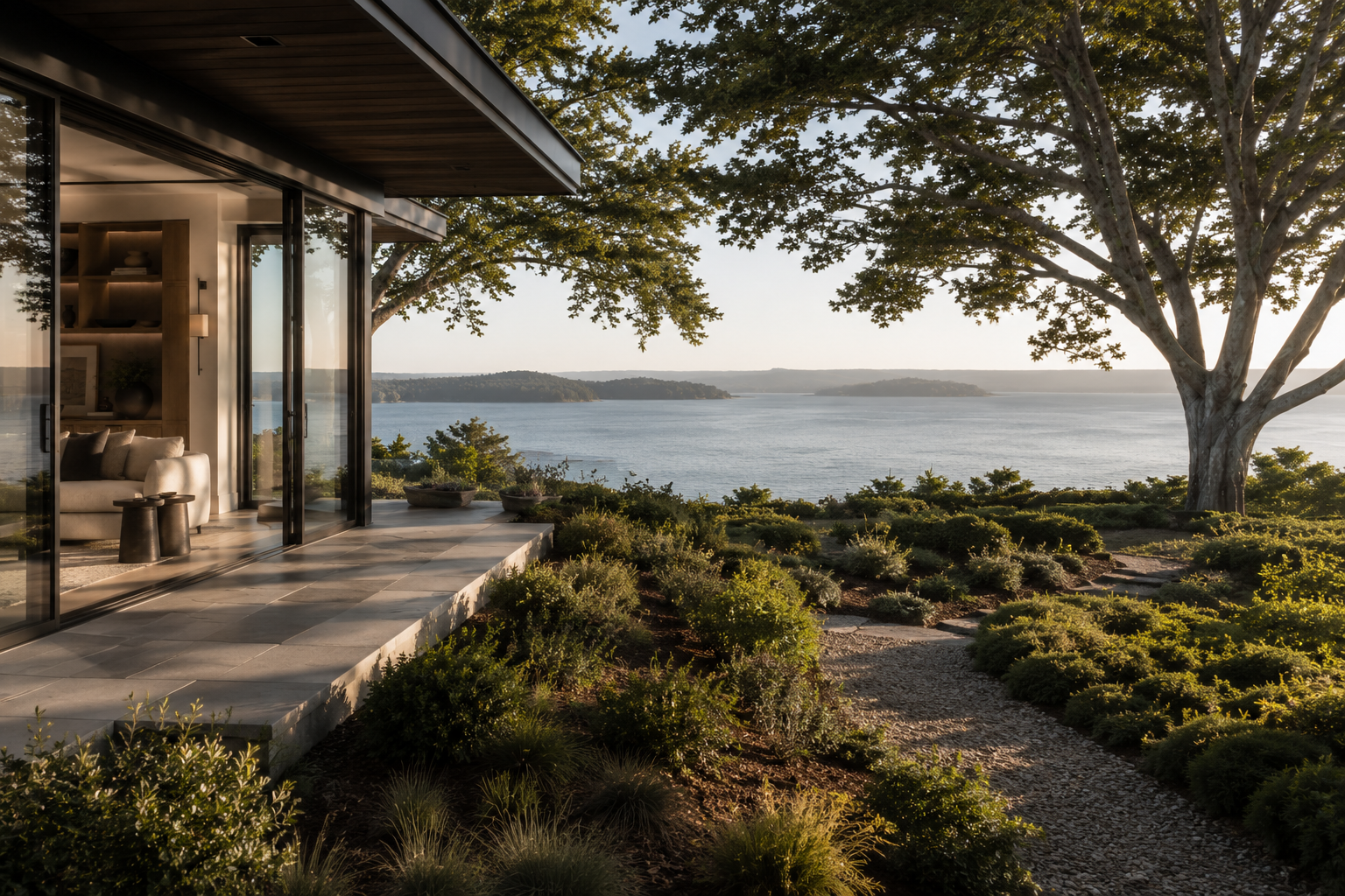 Exterior of a residence managed by THE RAM GROUP
