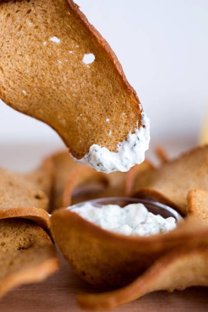 Crostini Box and Spinach, Artichoke, Parmesan Dip close up.jpg