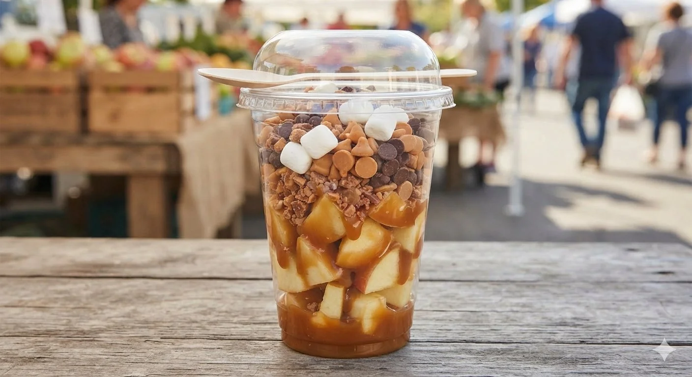 The "Orchard Party" Apple Cup Set (Pack of 4) — $30.00