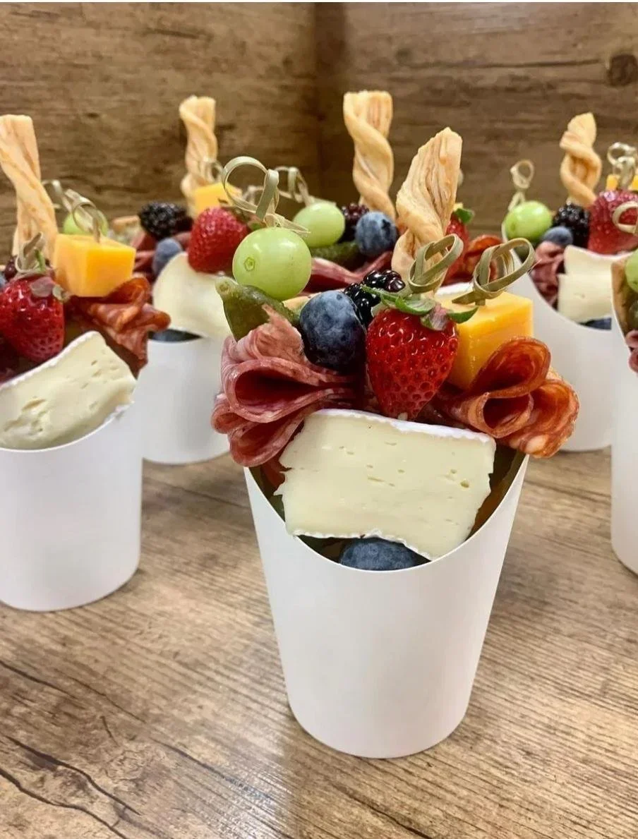 Winter Holiday Charcuterie Cups/Mini Boxes — (10 Minimum order applies) — $15.00 each
