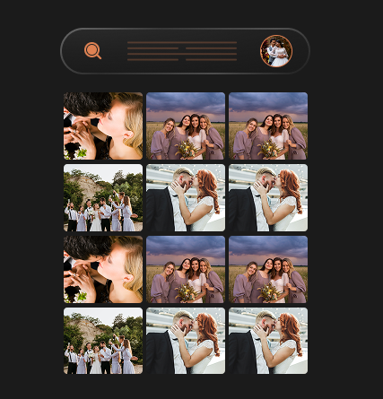 AI-enabled content platform for wedding venues