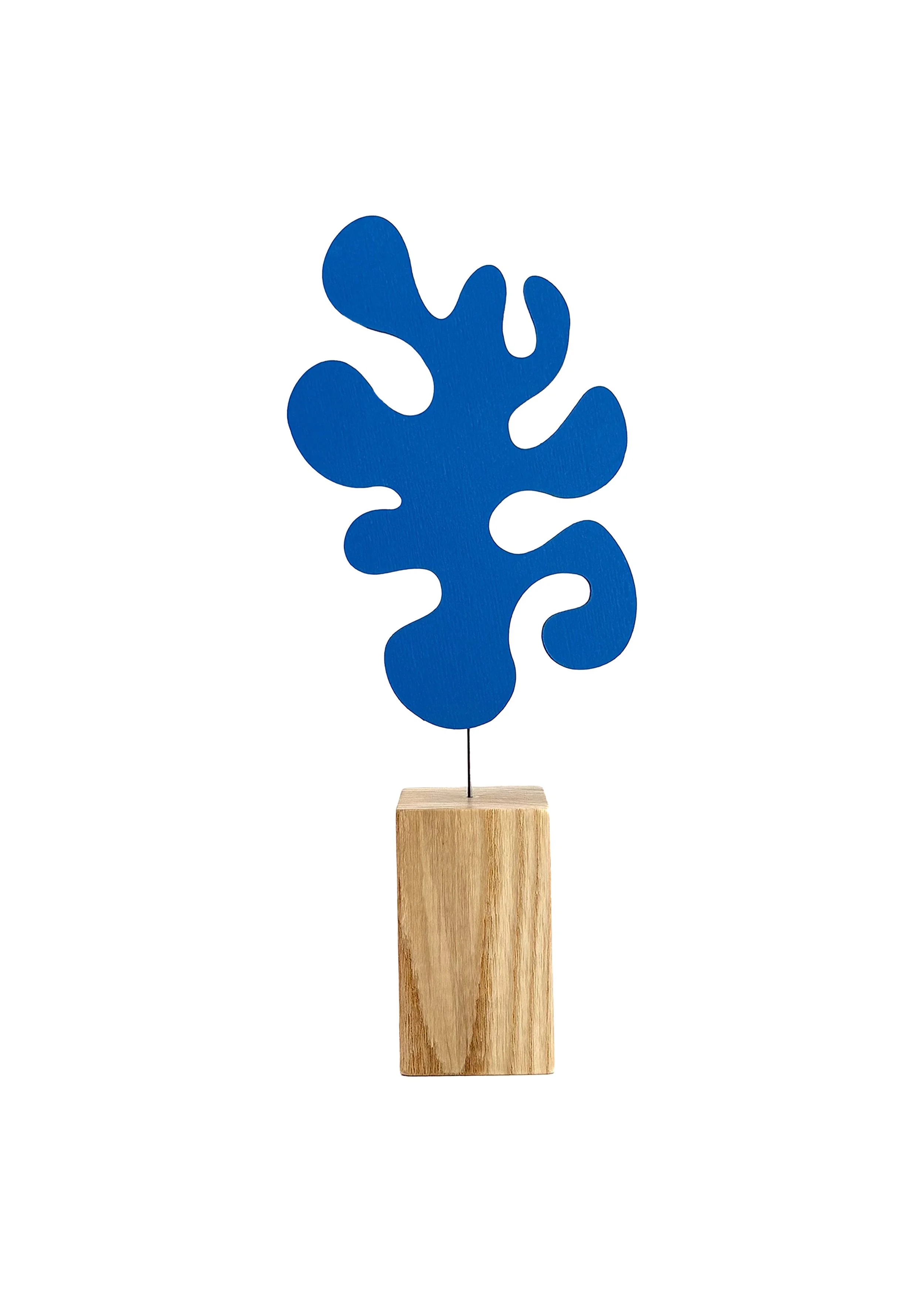 Flux 1, Blue Medium Sculptural Form