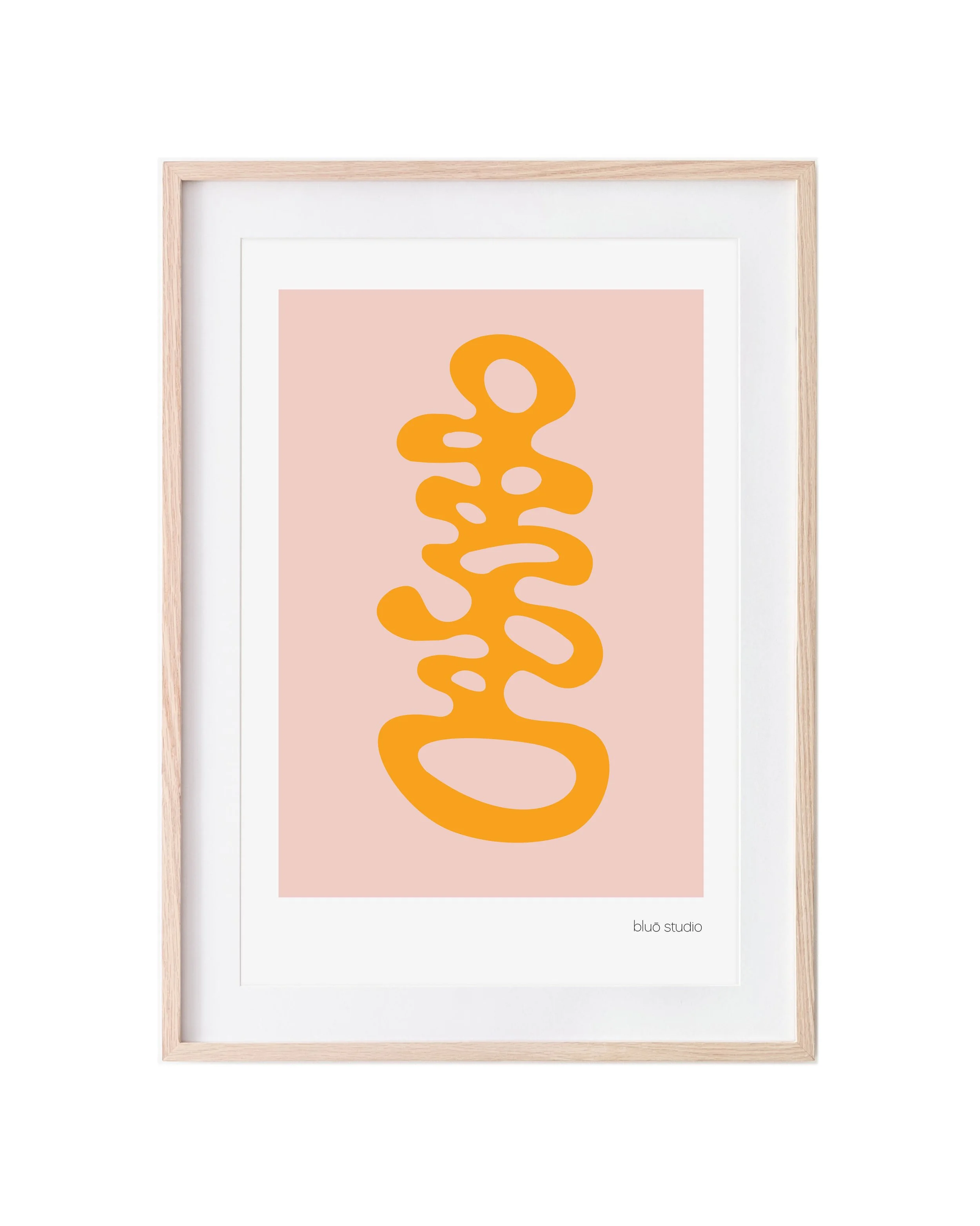 Ripple, Orange & Pink Fine Art Print