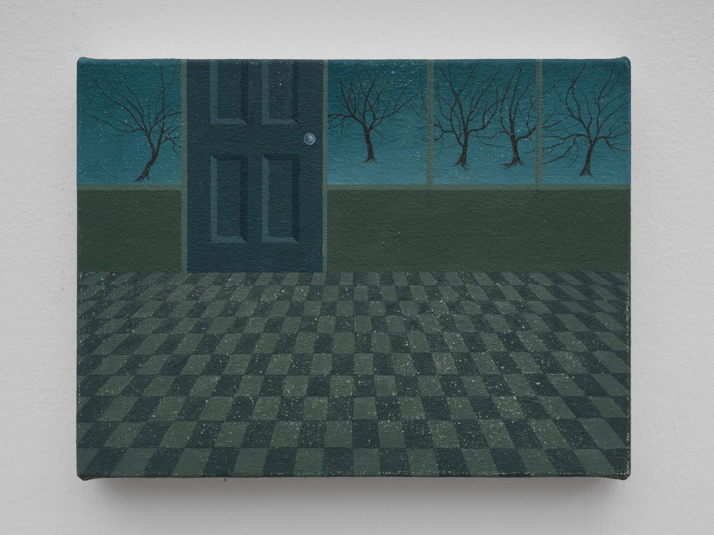 Untitled, 2025, Acrylic on canvas, 6 x 8 inches