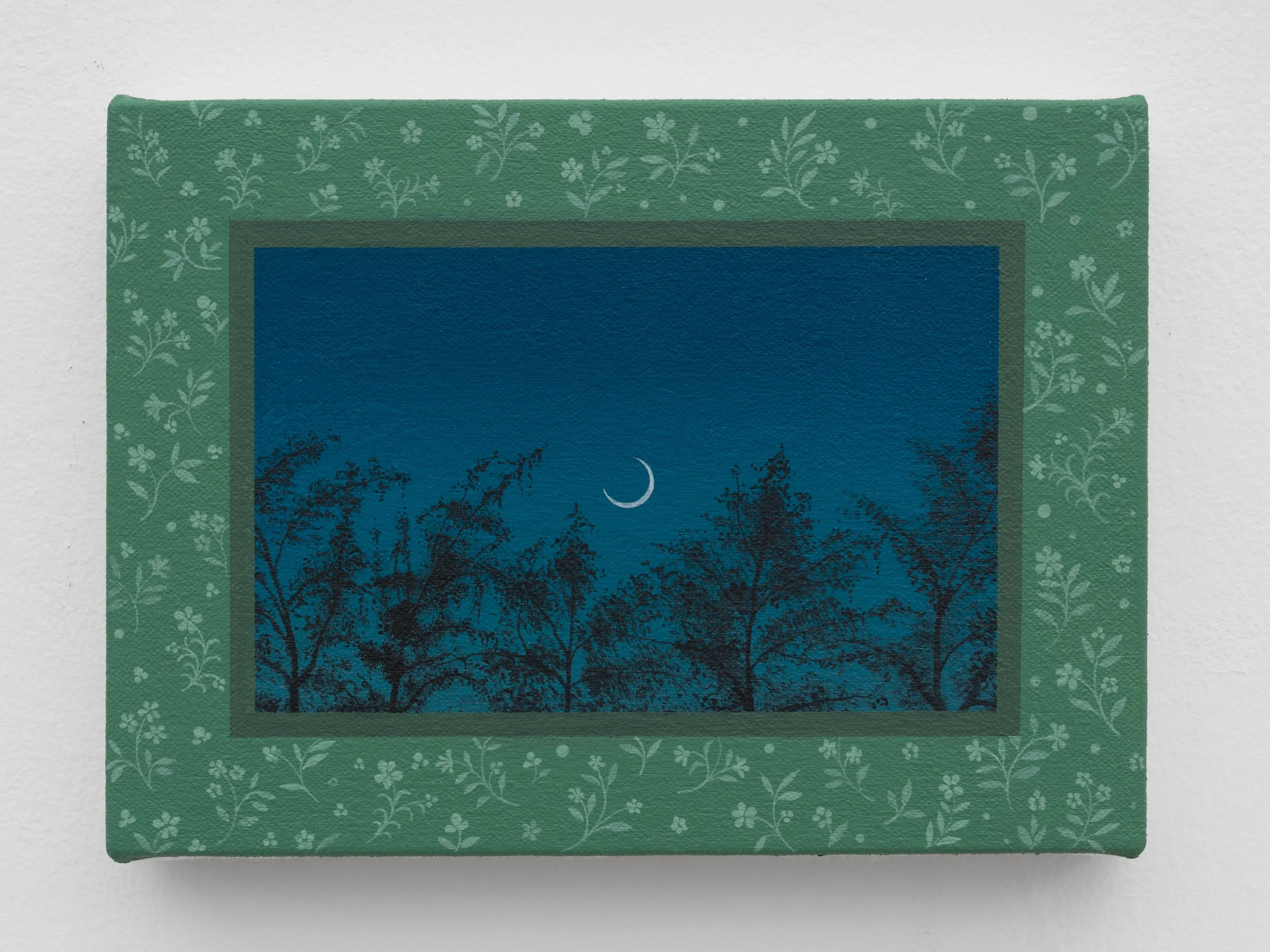 Untitled, 2025, Acrylic on canvas, 5 x 7 inches