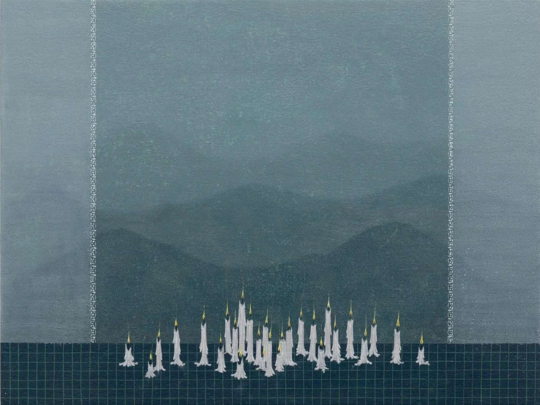 Untitled (2024), 9 x 12 Inches, Oil on canvas 