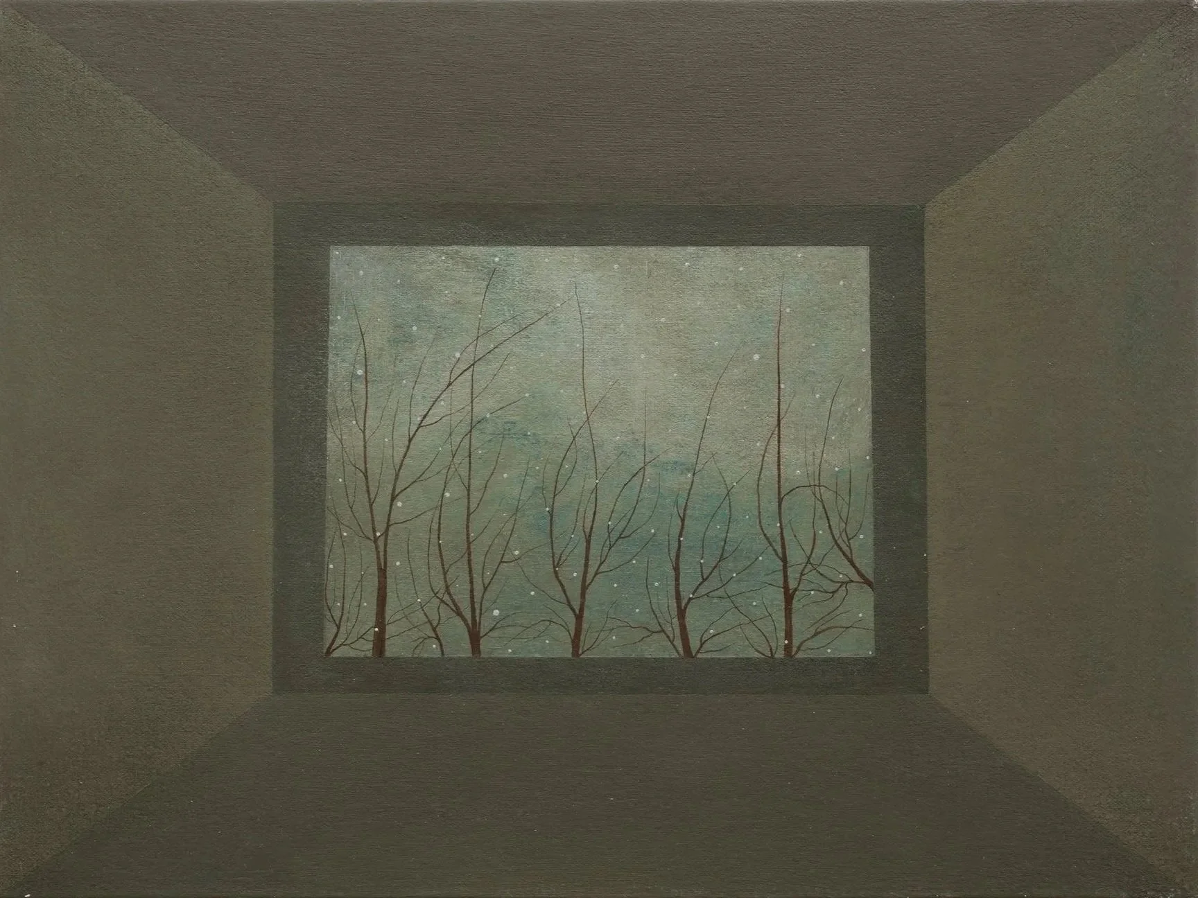 Untitled (2024), 9 x 12 Inches, Acrylic on canvas 