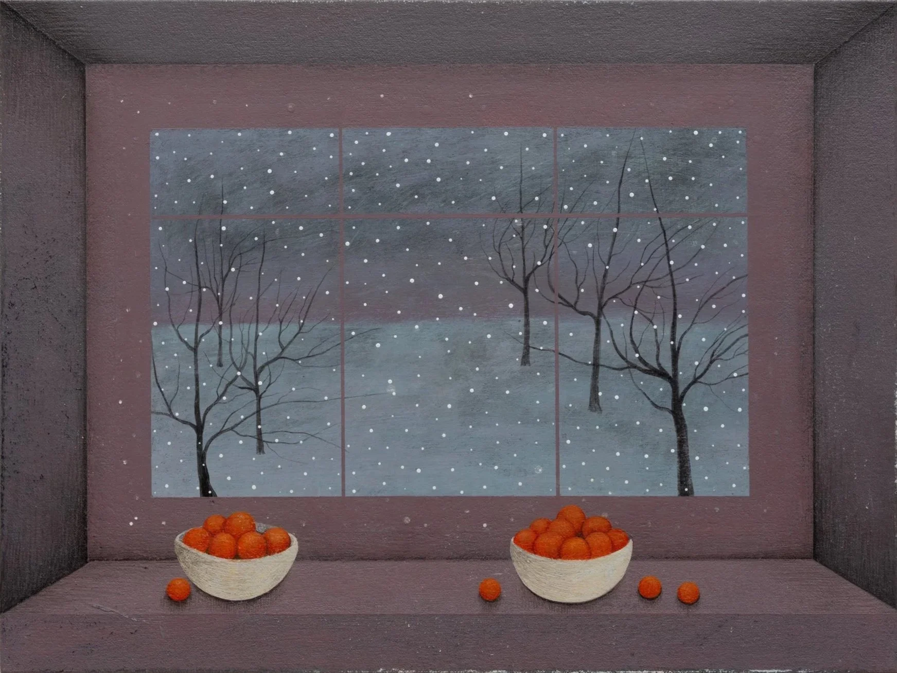 Untitled (2024), 9 x 12 Inches, Acrylic on canvas 