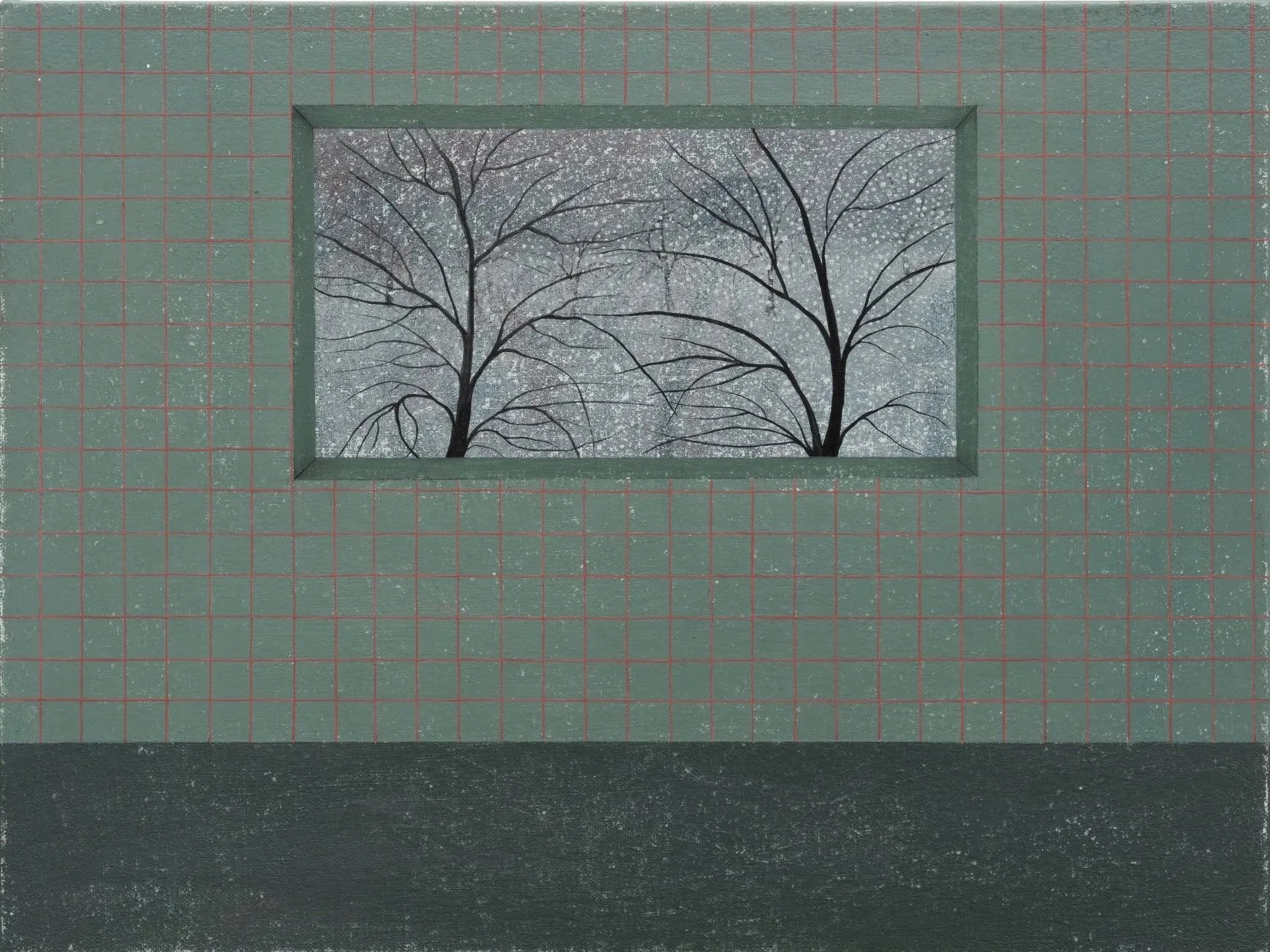 Untitled (2024), 9 x 12 Inches, Acrylic on canvas 