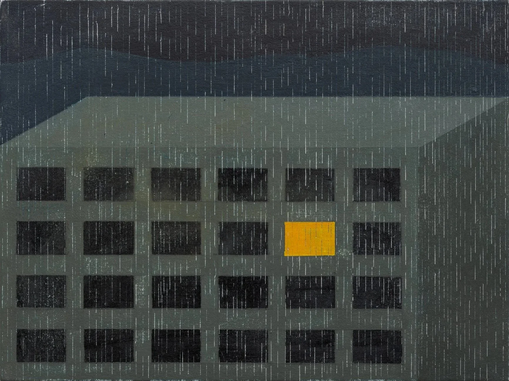 Untitled (2024), 9 x 12 Inches, Acrylic on canvas 