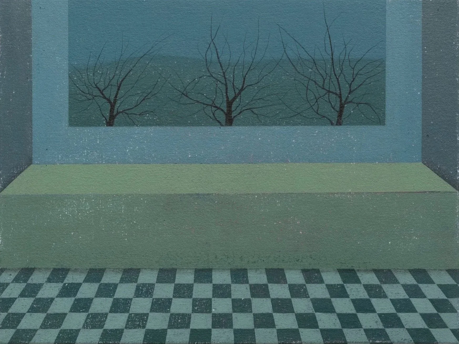 Untitled (2024), 9 x 12 Inches, Acrylic on canvas 