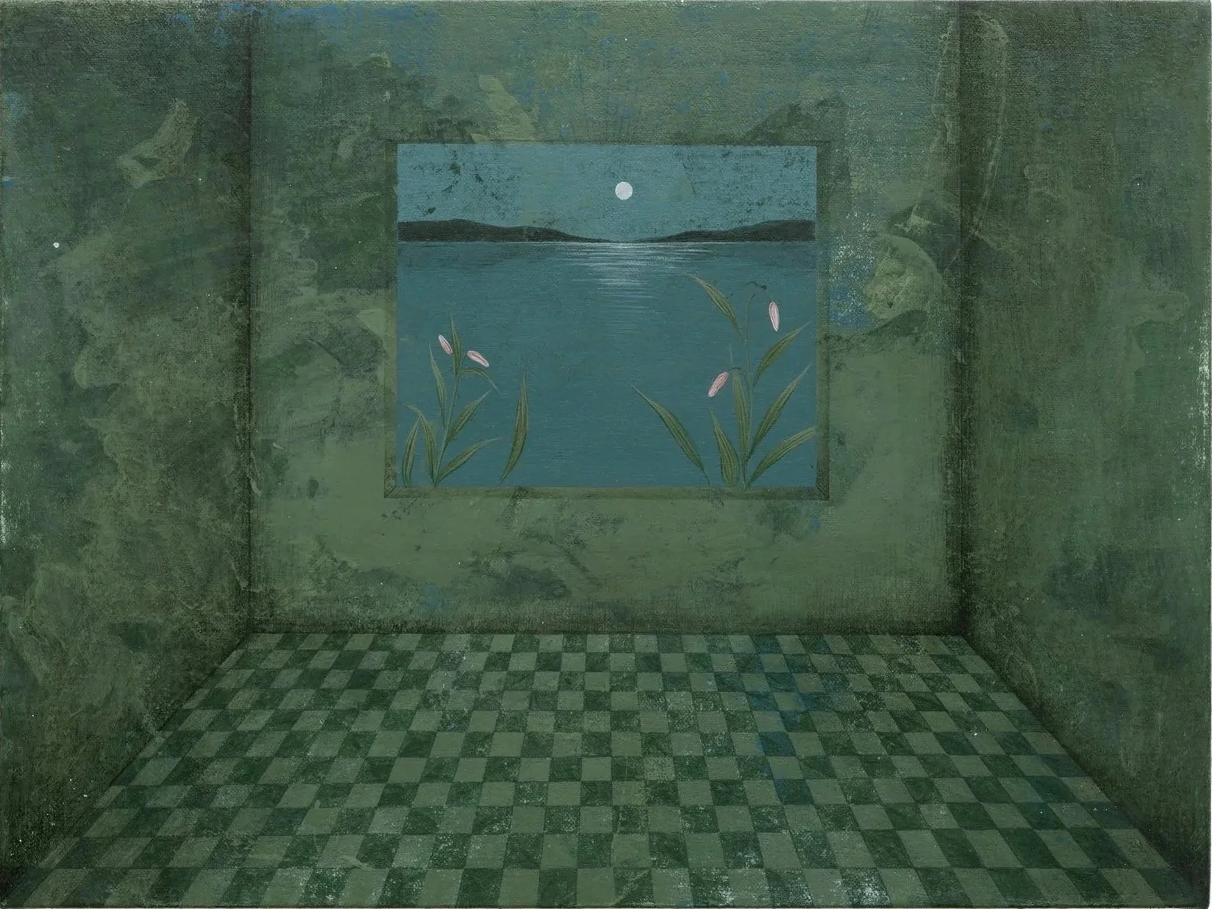 Untitled (2024), 9 x 12 Inches, Acrylic on canvas 