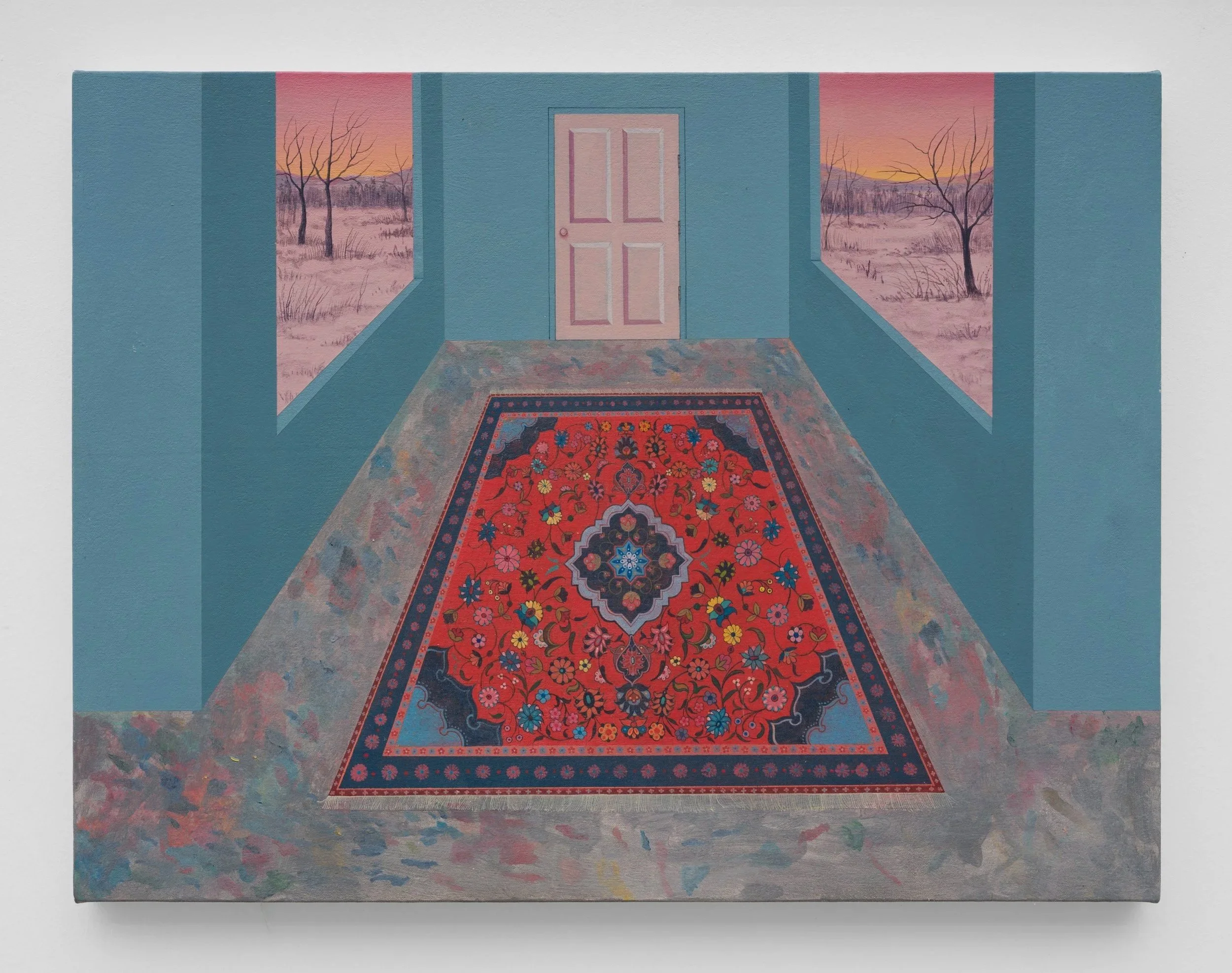 Untitled_ Distance, 2026
16 (H) X 21 (W)
Acrylic on Canvas