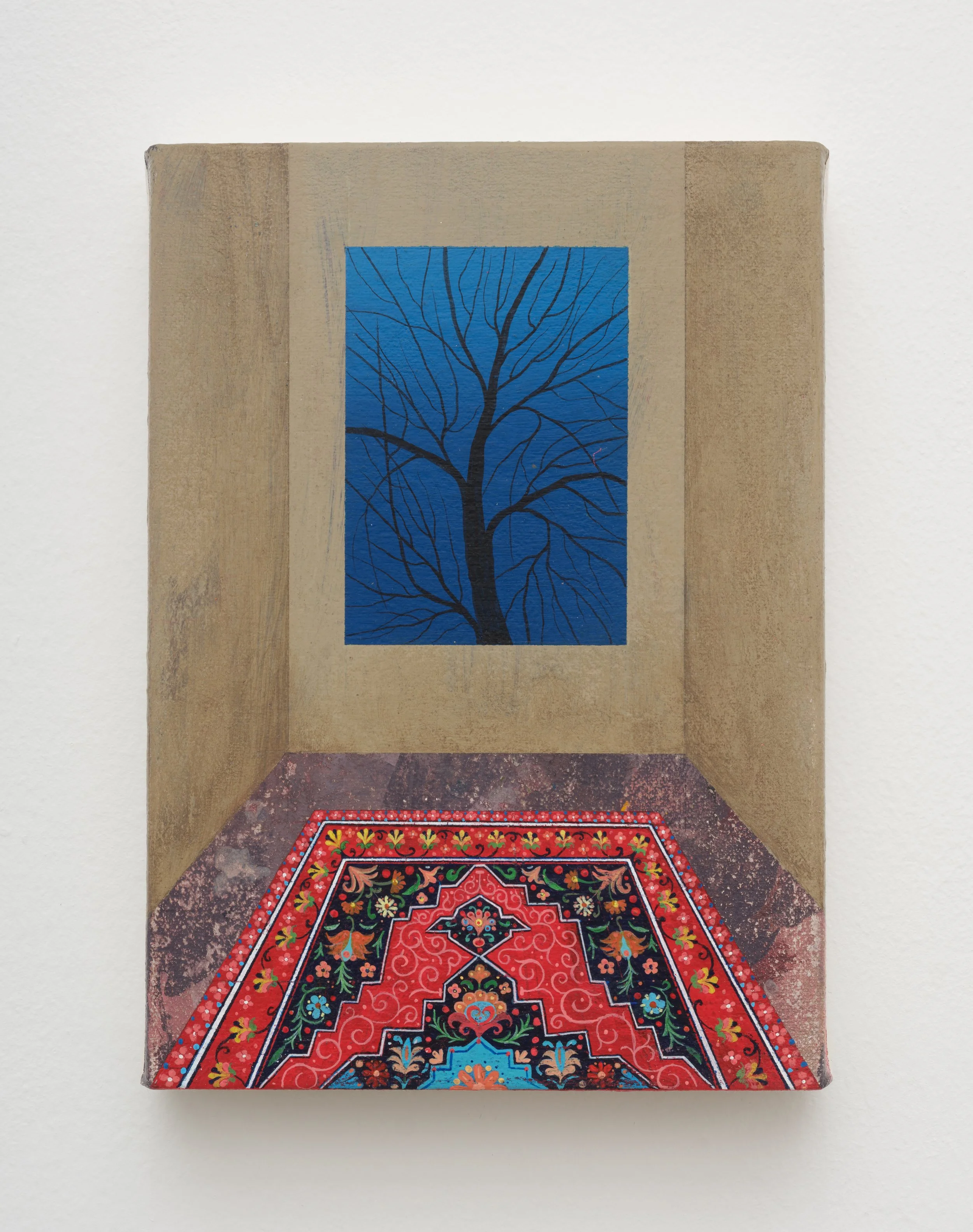 Untitled, 2025, Acrylic on canvas, 5 x 7 inches