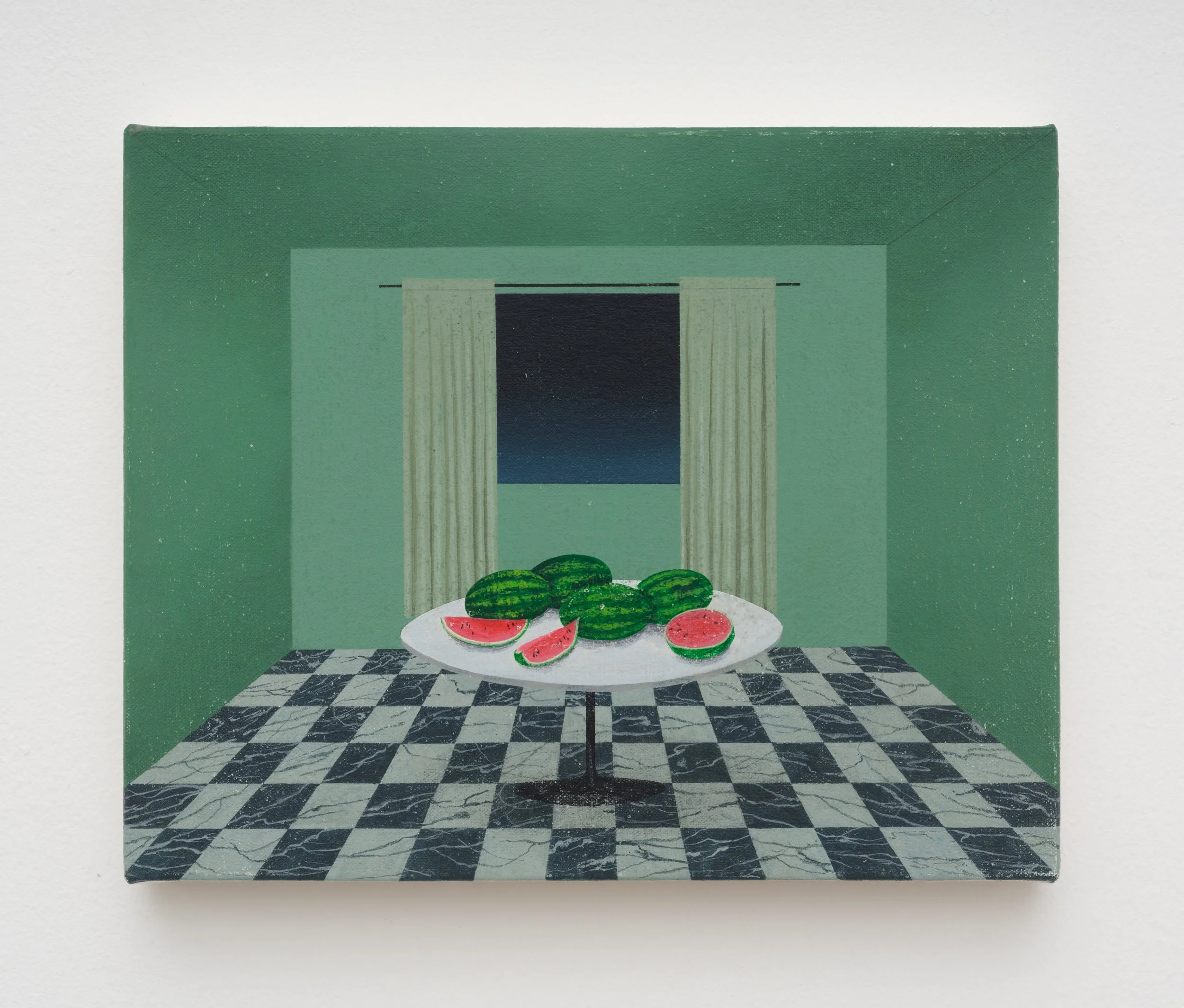 Untitled, 2025, Acrylic on canvas, 8x10 inches