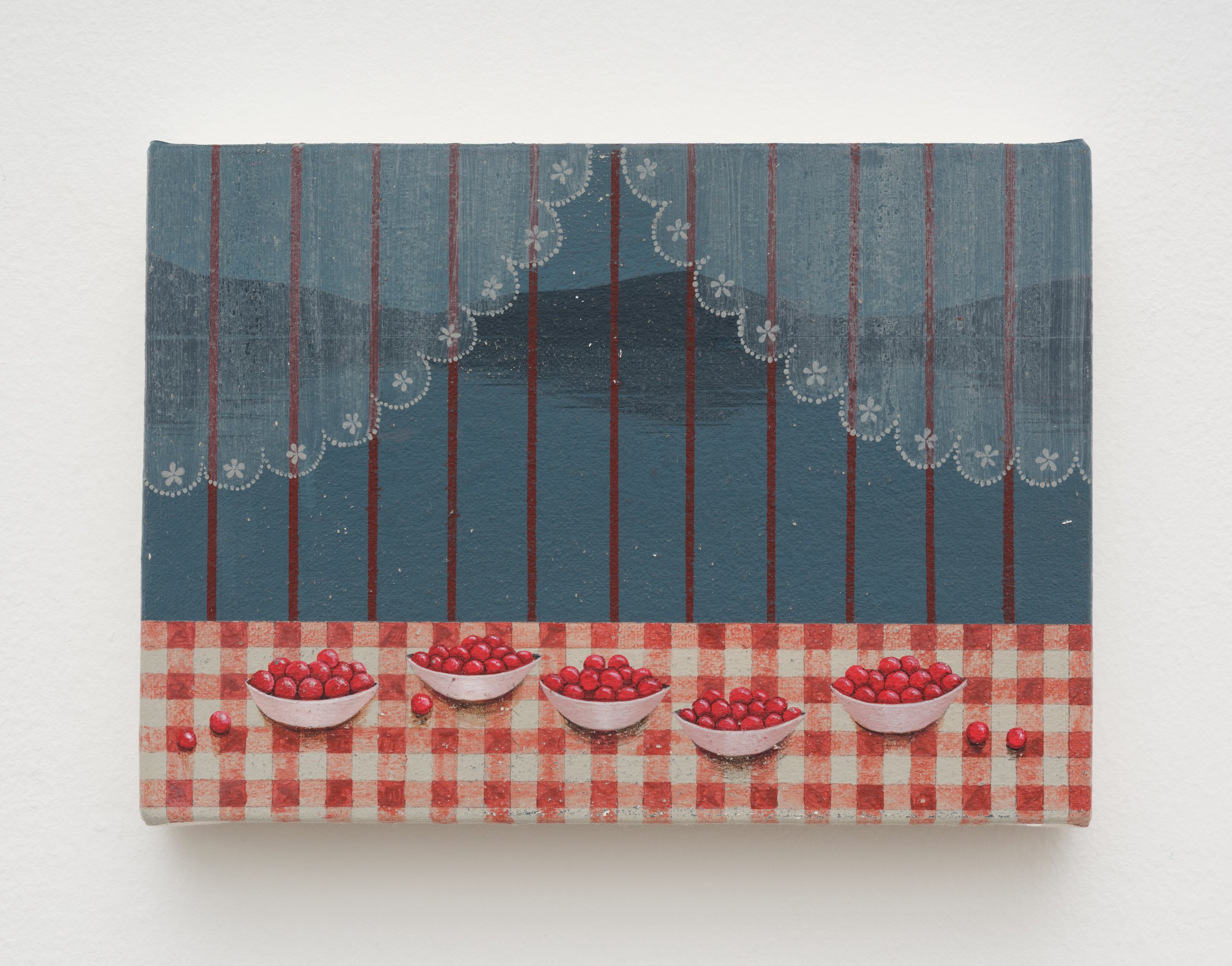 Untitled, 2025, Acrylic on canvas, 6 x 8 inches