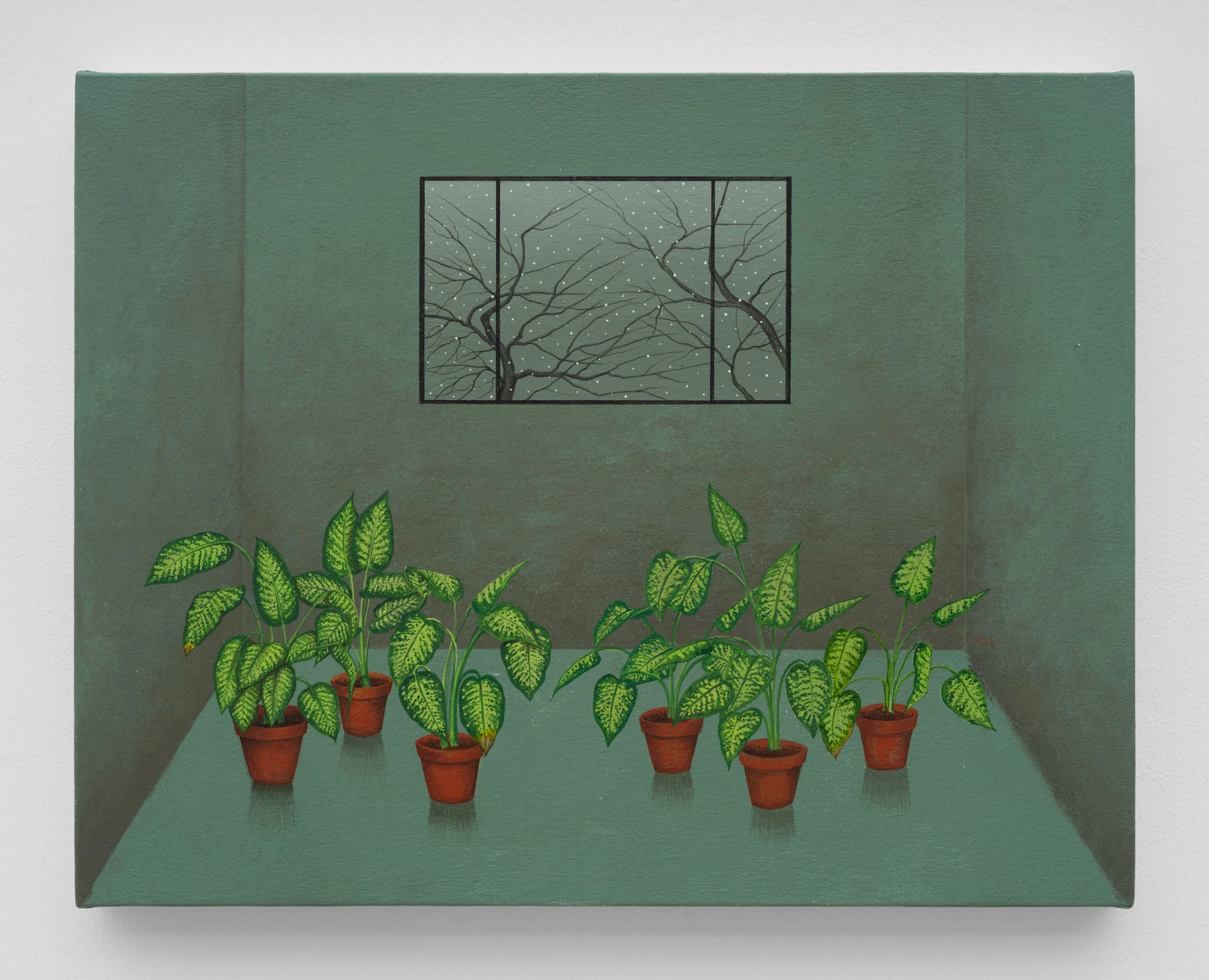Untitled_ Distance, 2026
11 (H) X 15 (W)
Acrylic on Canvas