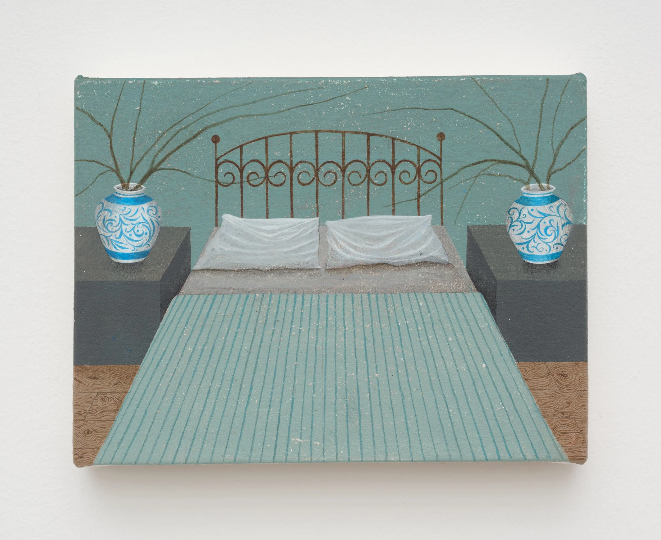 Untitled, 2025, Acrylic on canvas, 8 x 10 inches