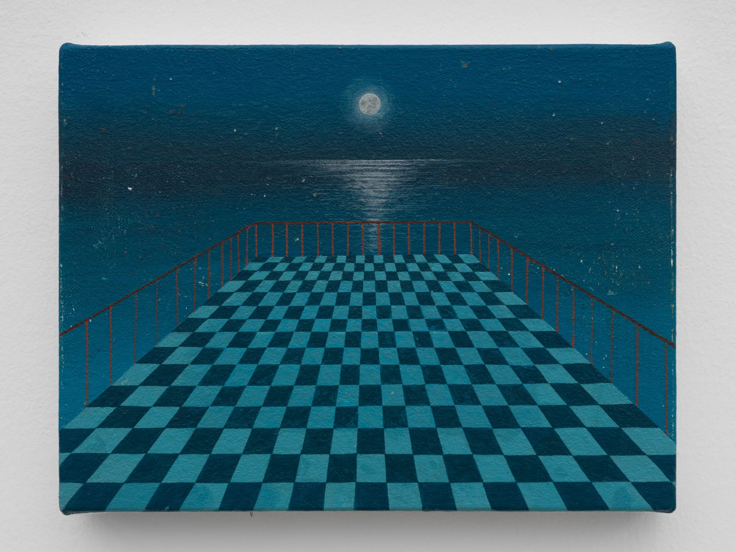 Untitled, 2025, Acrylic on canvas, 6 x 8 inches