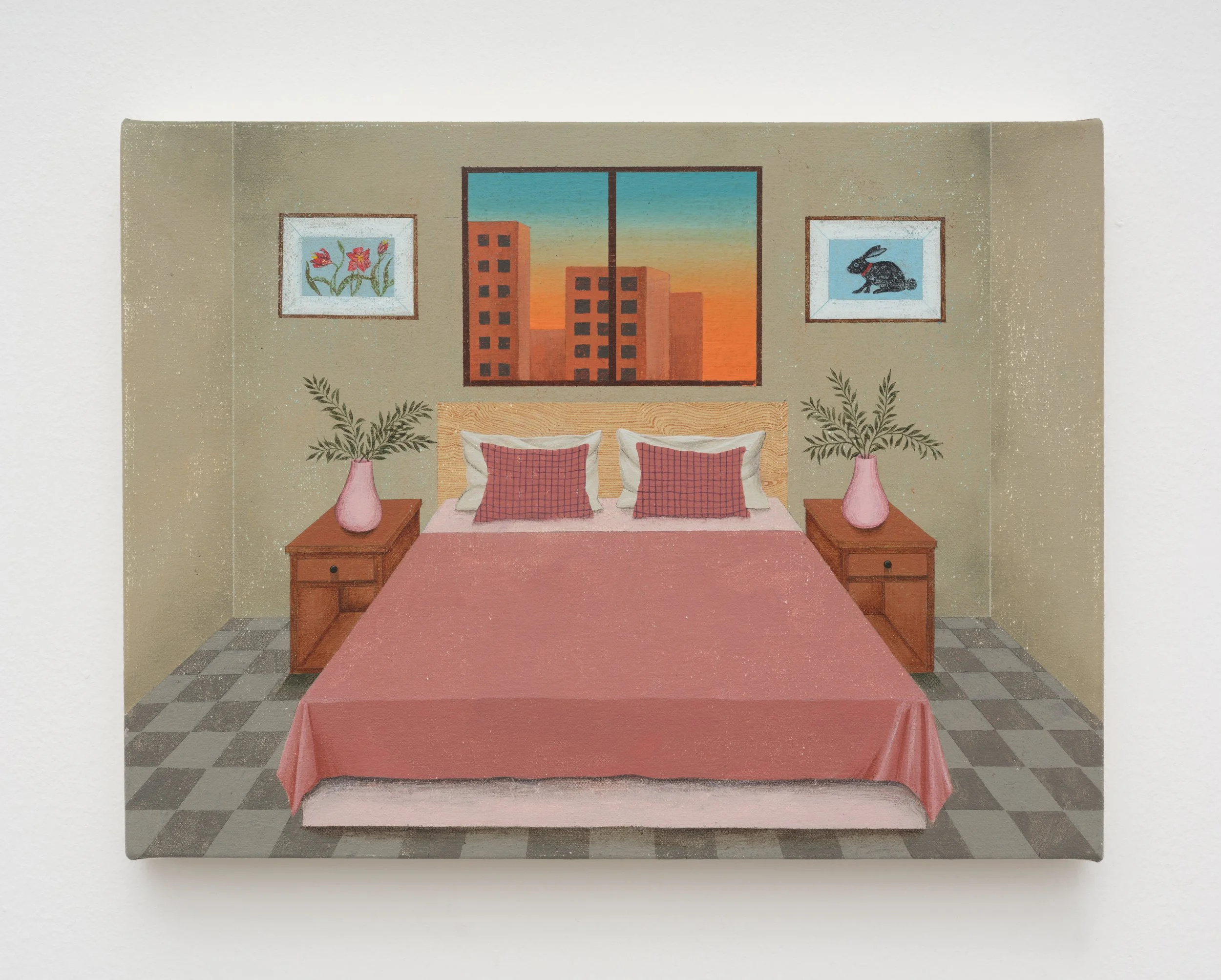 Untitled, 2025, Acrylic on canvas, 9 x 12 inches