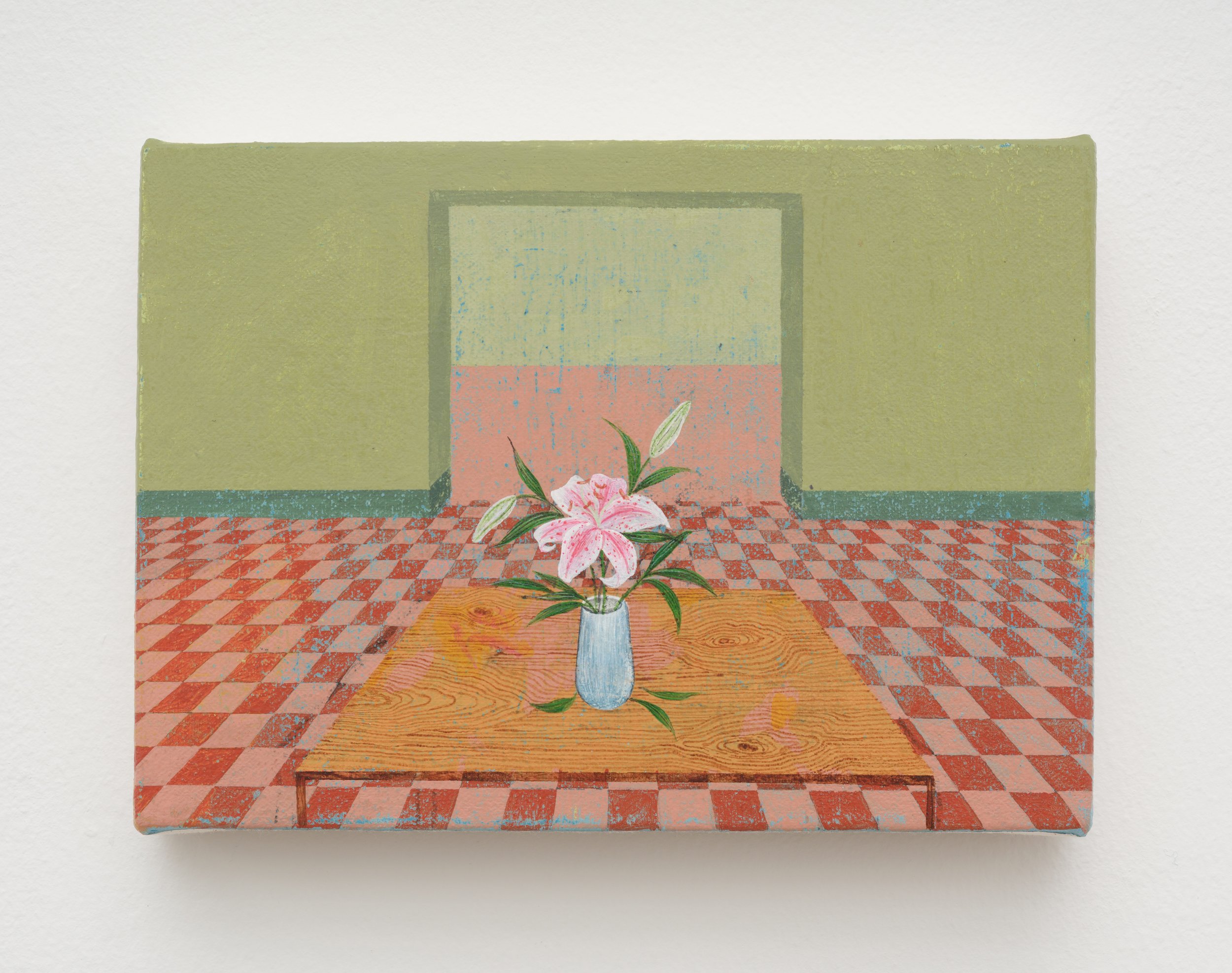 Untitled, 2025, Acrylic on canvas, 5 x 7 inches