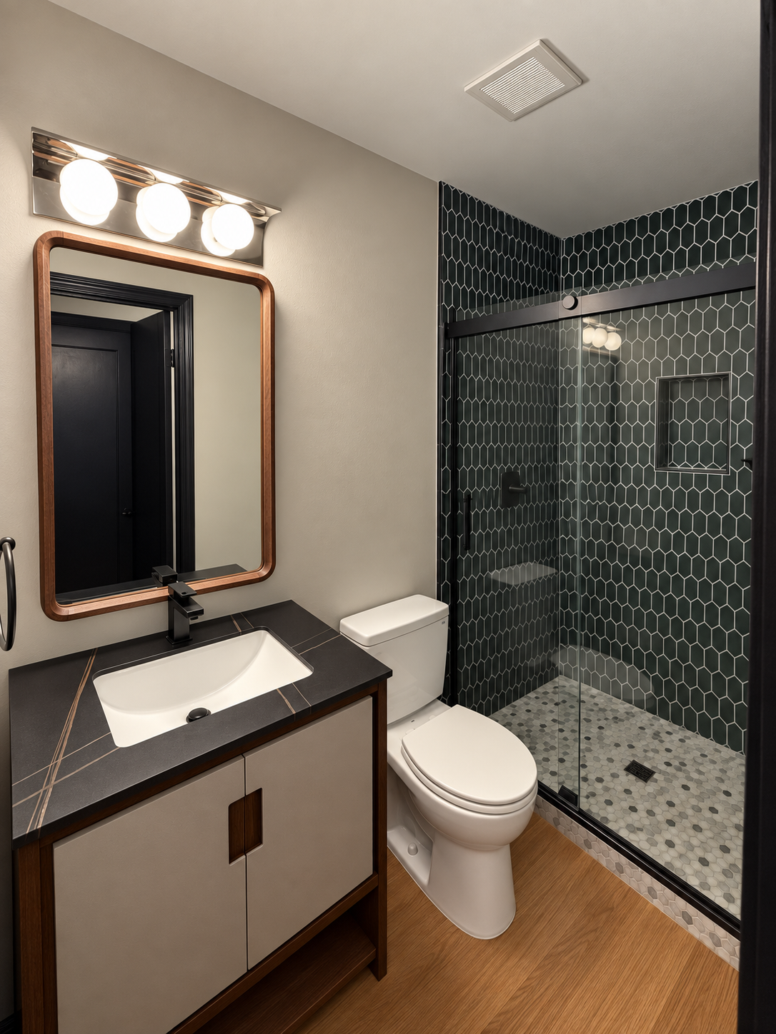 South Hill Whole Home Custom Remodel - Completed in September 2026. This whole home custom remodel involved updating multiple bathrooms, the kitchen, and laundry room, among numerous other items prior to the new homeowners moving in. 