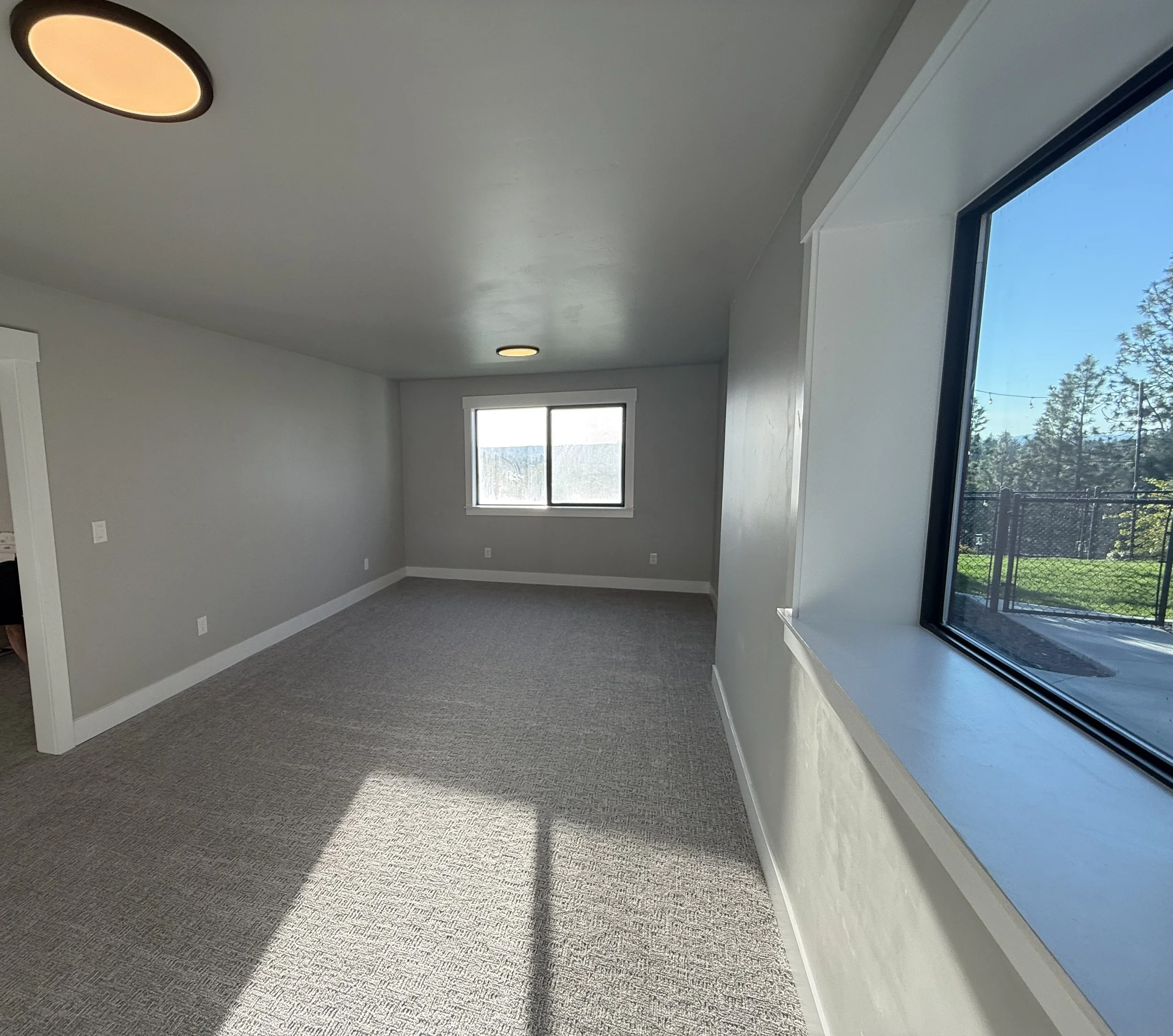 Finished bedroom 2 and office space.