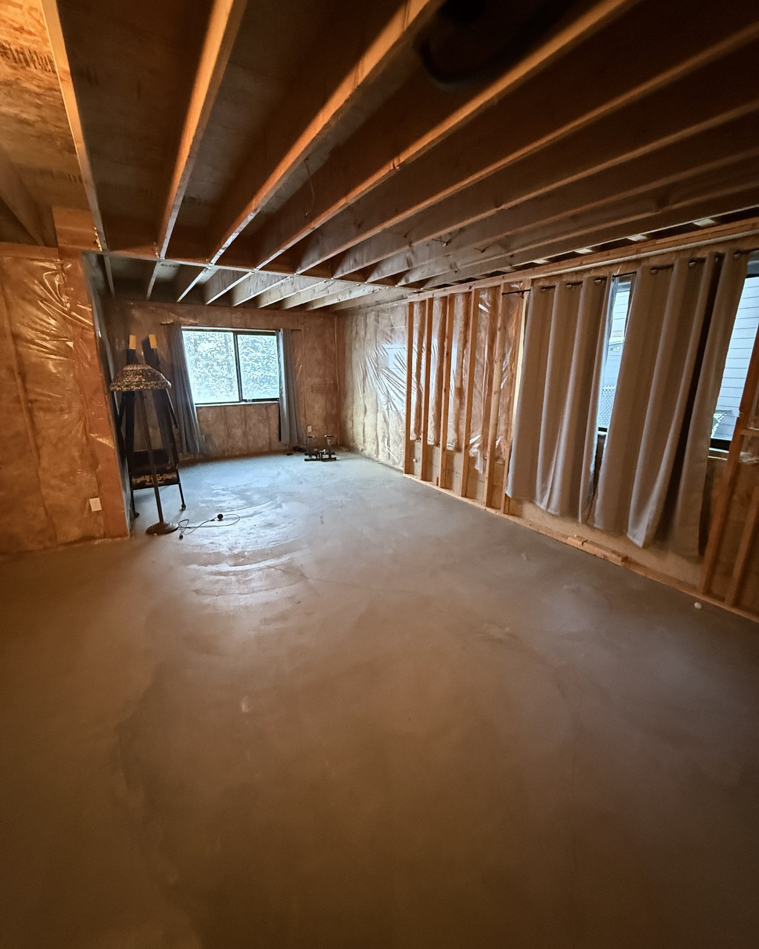 Future bedroom 2 and office space.