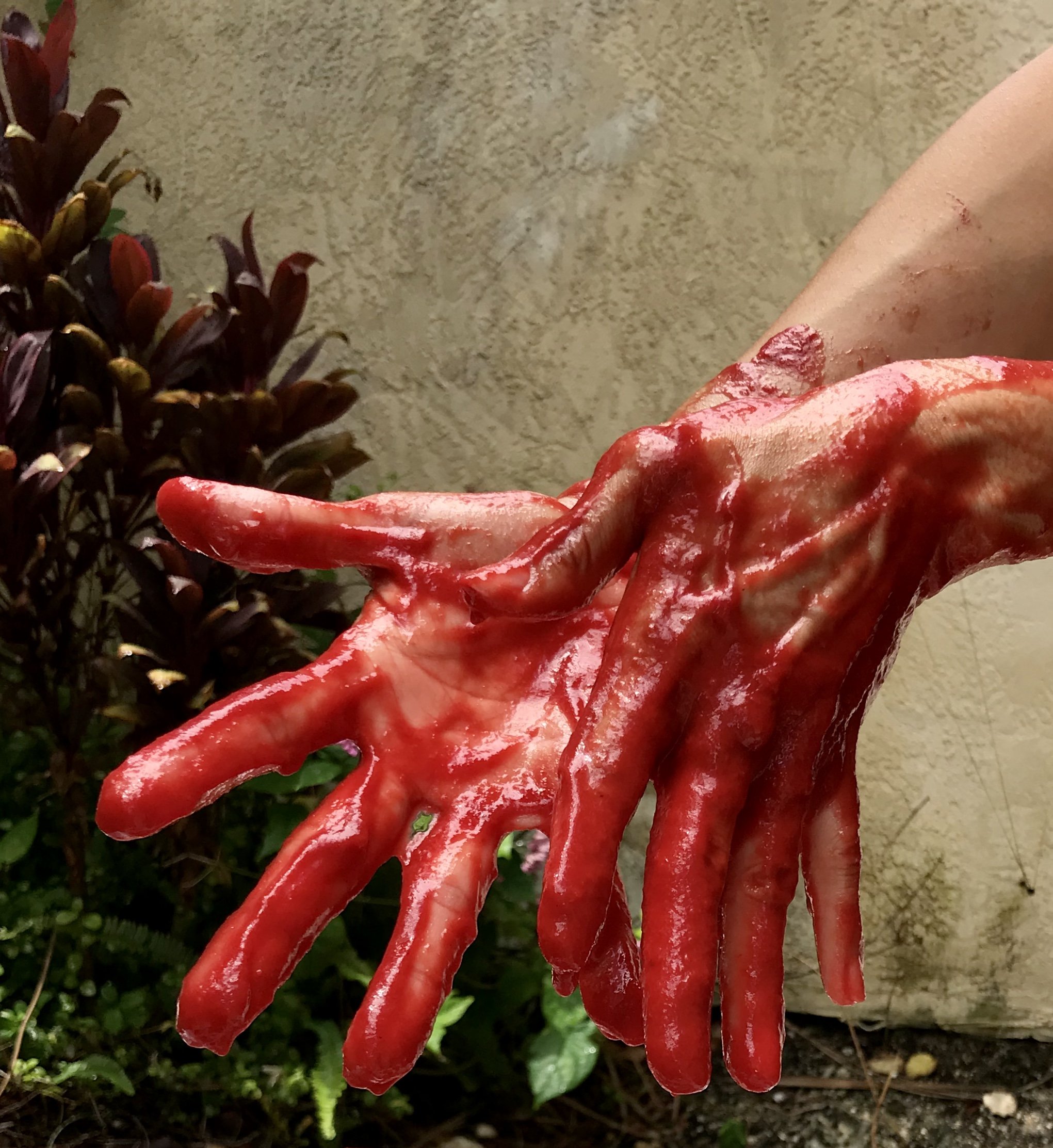 Repudiation of Consciousness performance, 2020, Mix natural raw paintings, photography / video.