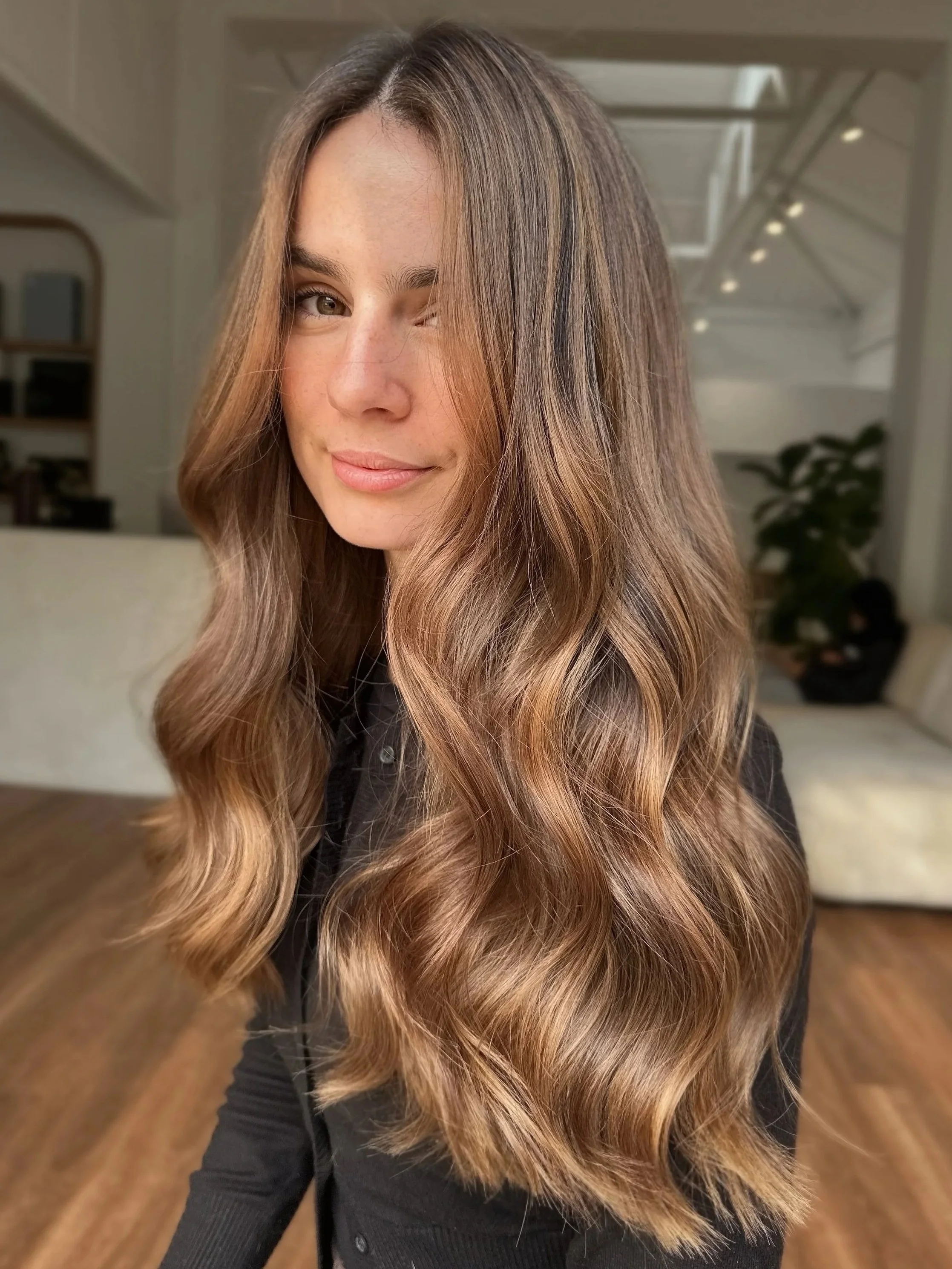 Natural balayage, lived in hair