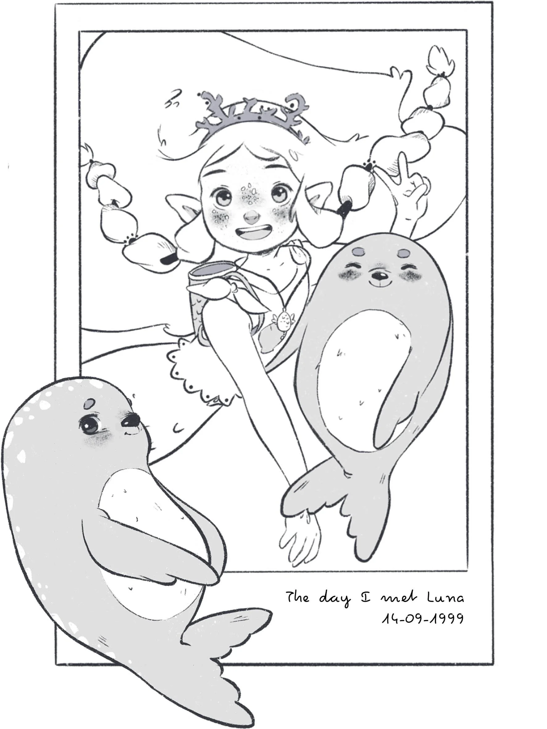 Marina the Mermaid - Character design for Penguin Random House