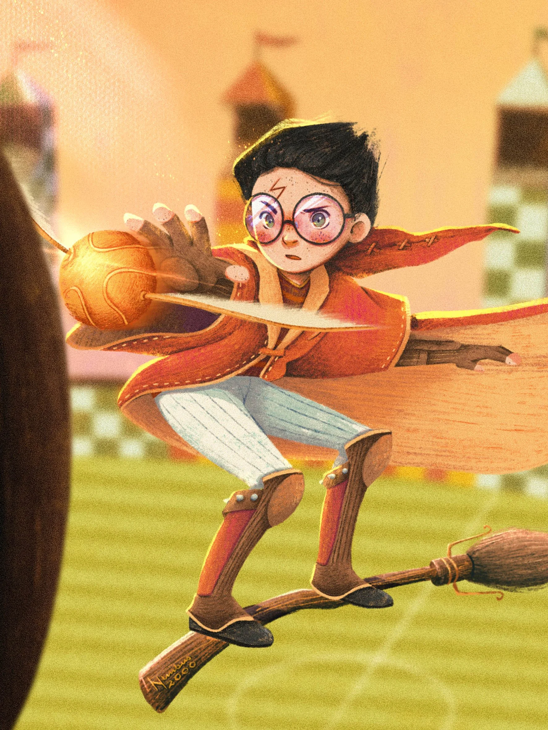 Harry Potter - Quidditch scene