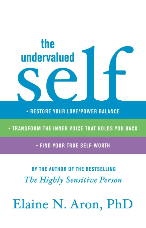 The cover of "The Undervalued Self" book written Dr. Elaine Aron