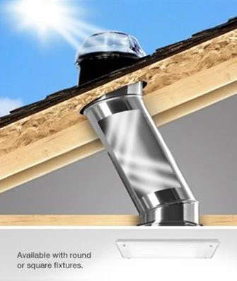 solatube skylight tube system in ceiling space
