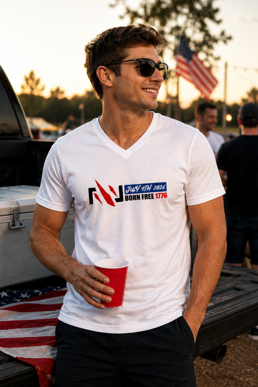 Independence Day V-Neck T-Shirt (LIMITED)