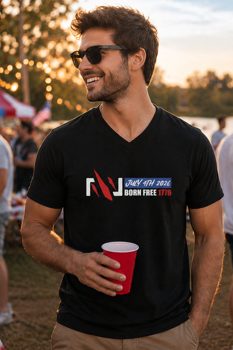 Independence Day V-Neck T-Shirt (LIMITED)