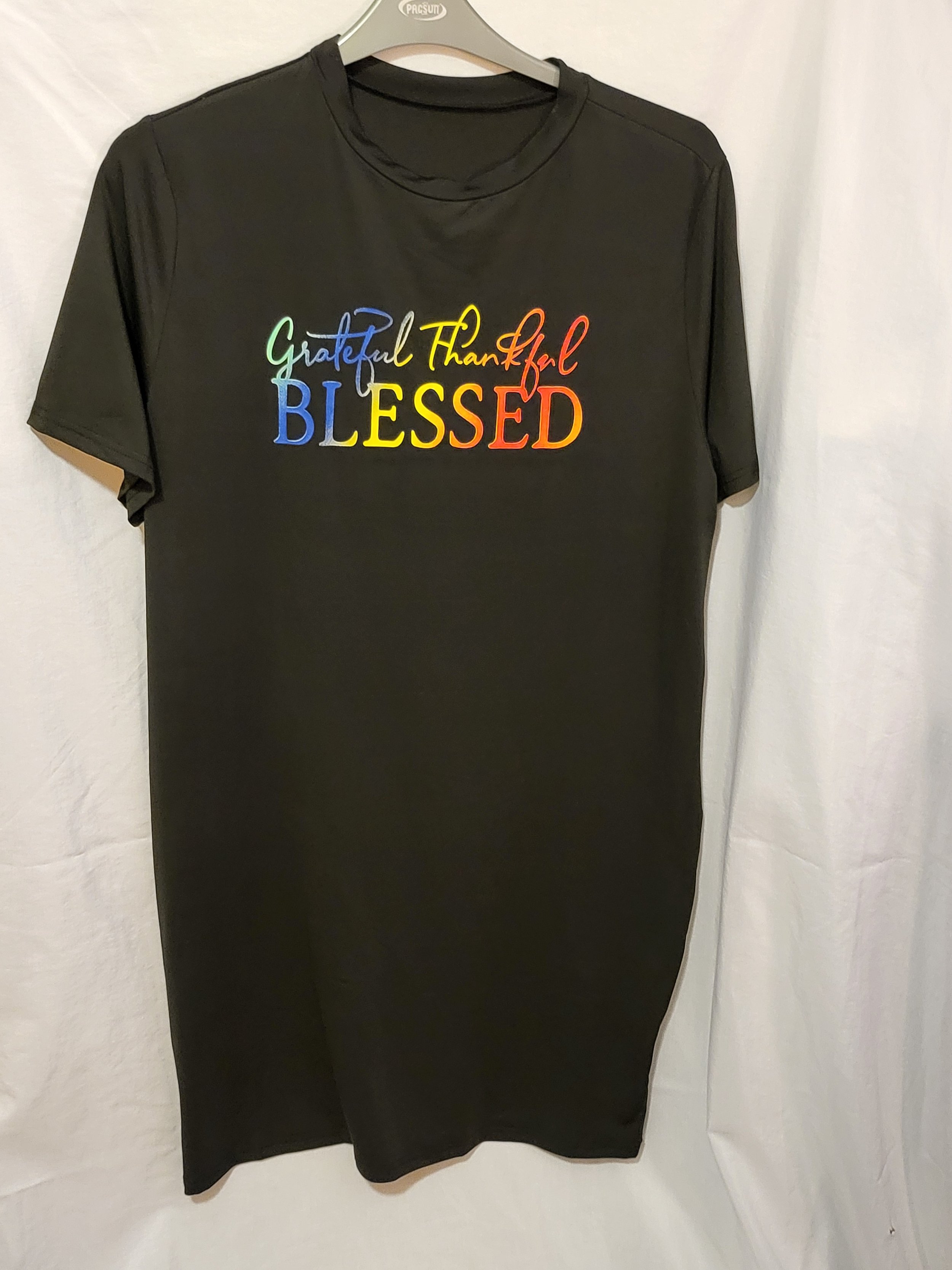 Black Inspirational Dress- 3XL