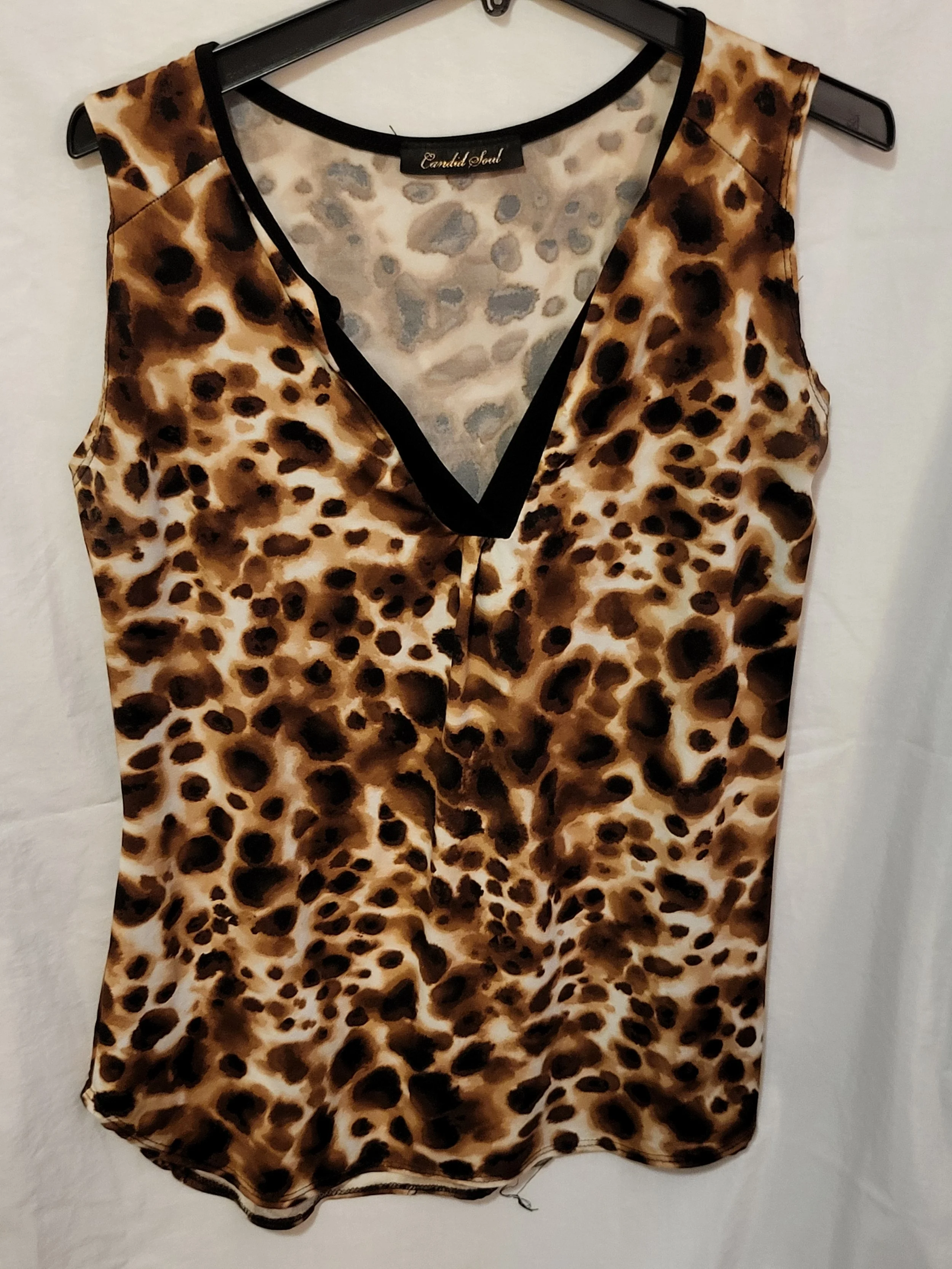 Womens Animal Print Tank- XL